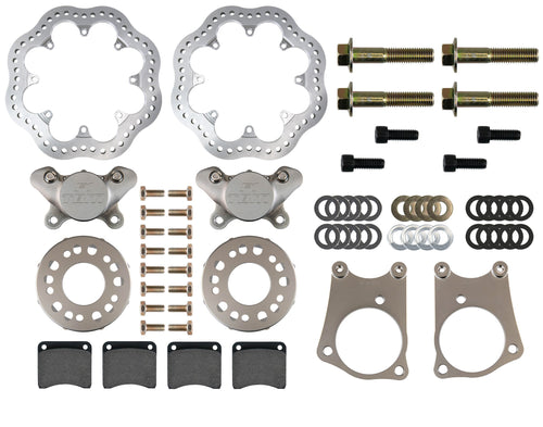 04-10 Cadillac XLR Front Drag Racing Brakes (Reuses Factory Hubs) 001-0246-TBM Brakes-Motion Raceworks