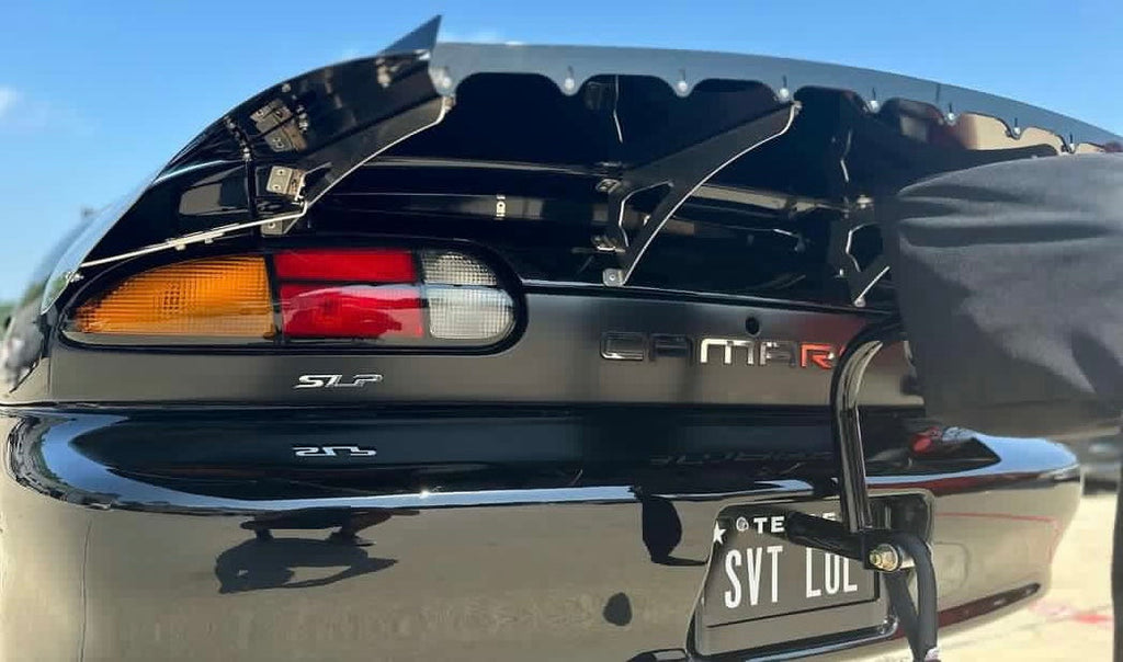 1993-2002 4th Gen Camaro 15" Strutless Drag Wing w/ Adjustable Wicker 31-180-Motion Raceworks-Motion Raceworks