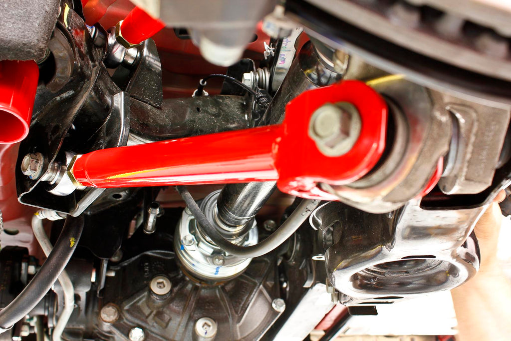 Lower trailing arms, single adjustable, rod ends