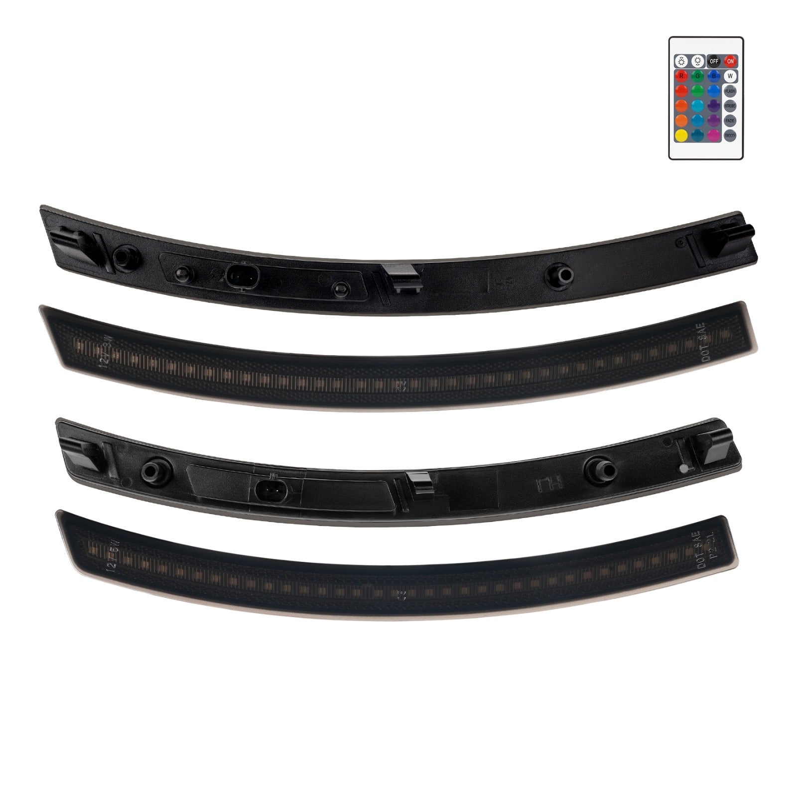CORVETTE 14-19 FRONT/REAR RGB DYNAMIC LED SIDE MARKERS w/ REMOTE