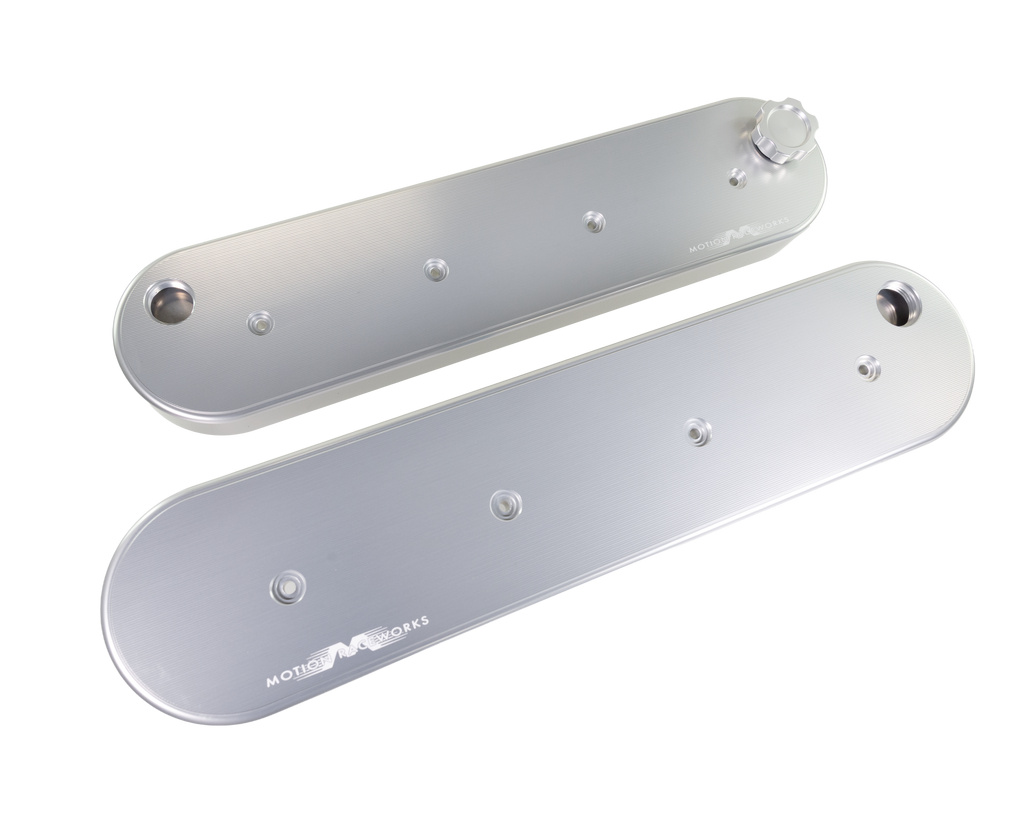 Motion Raceworks Clear Anodized Billet LS Valve Covers - Motion Raceworks