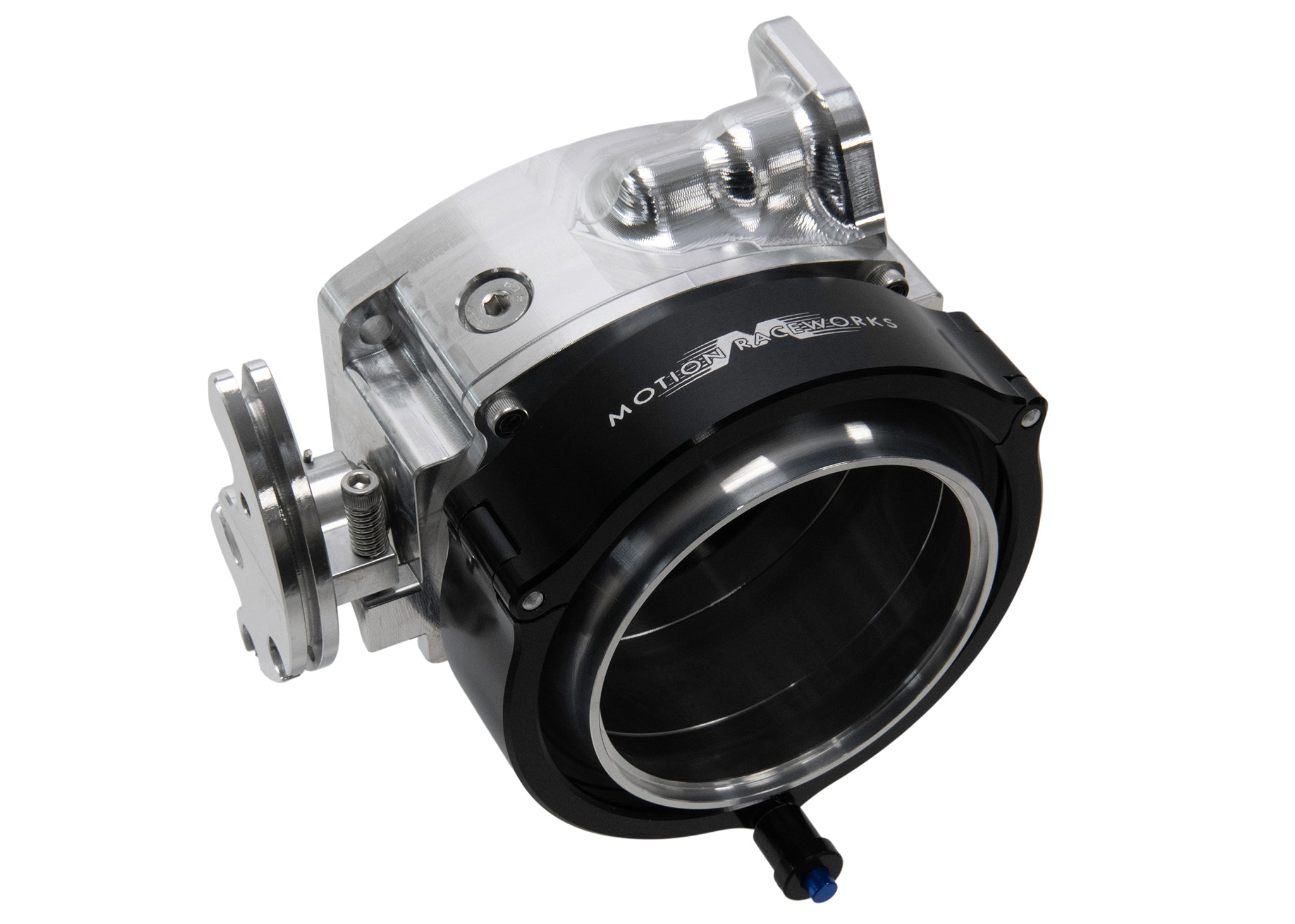 ICON 92/95mm Cable Drive Throttle Body (Bare Finish) w/ Interchangeable Connection - Motion Raceworks