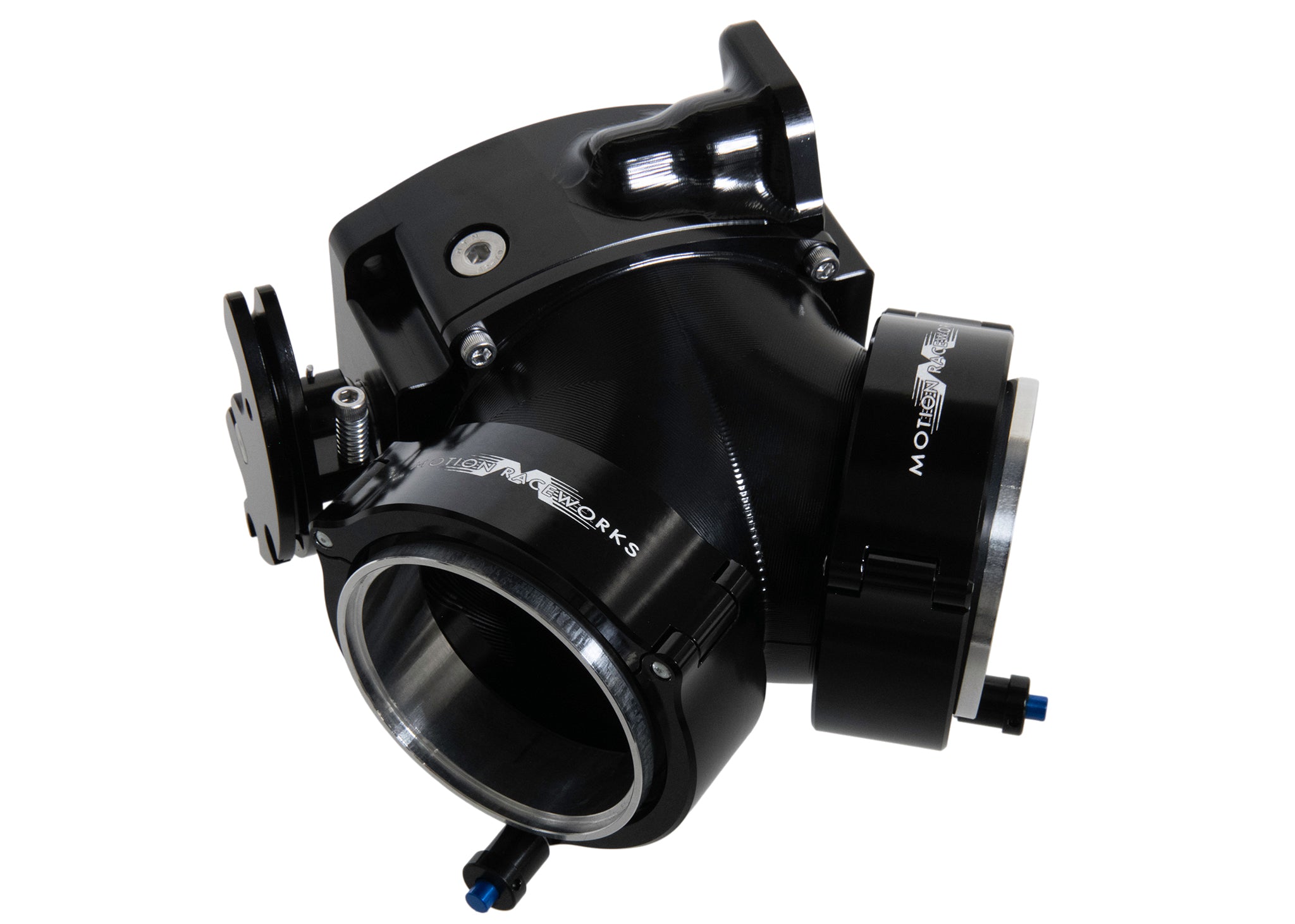 ICON 92/95mm Cable Drive Throttle Body (Black) w/ Interchangeable Connection - Motion Raceworks