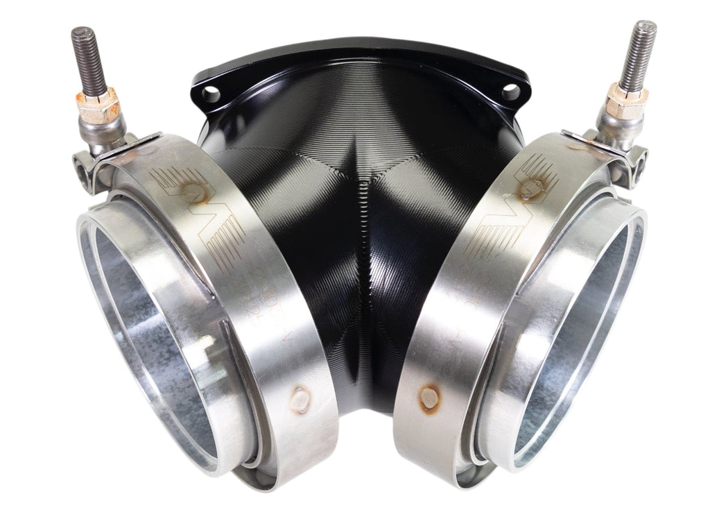 Attachment Only: Billet Y w/ 3" V-Bands for ICON 102mm - 10-14008BLK