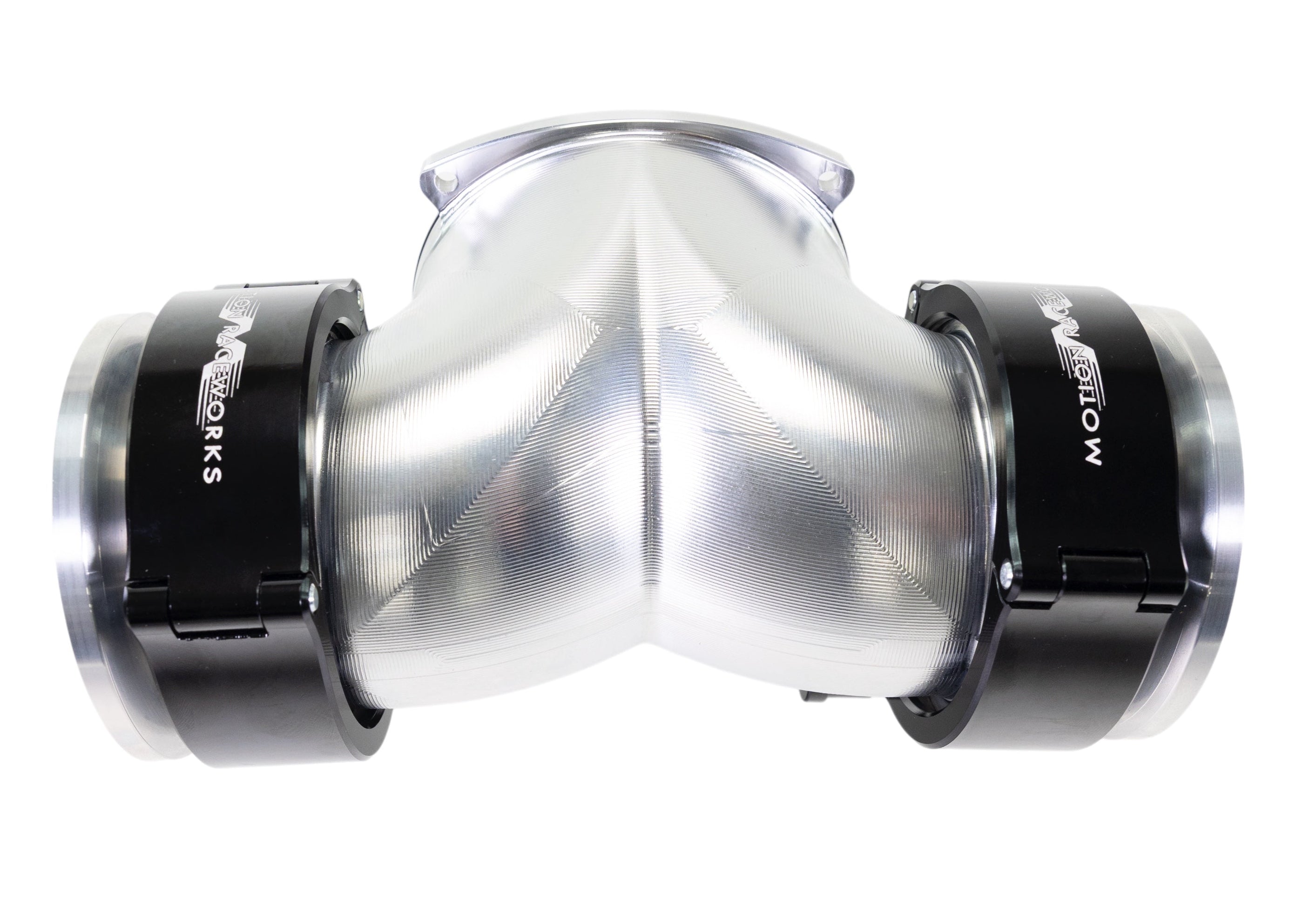 Attachment Only: Billet Dual 'T' 180° w/ 3.5" Quick Seal - BARE (10-14014)