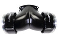 Attachment Only: 102mm Billet Dual 'T' 180° w/ 3.5" Quick Seal - BLACK (10-14014BLK)