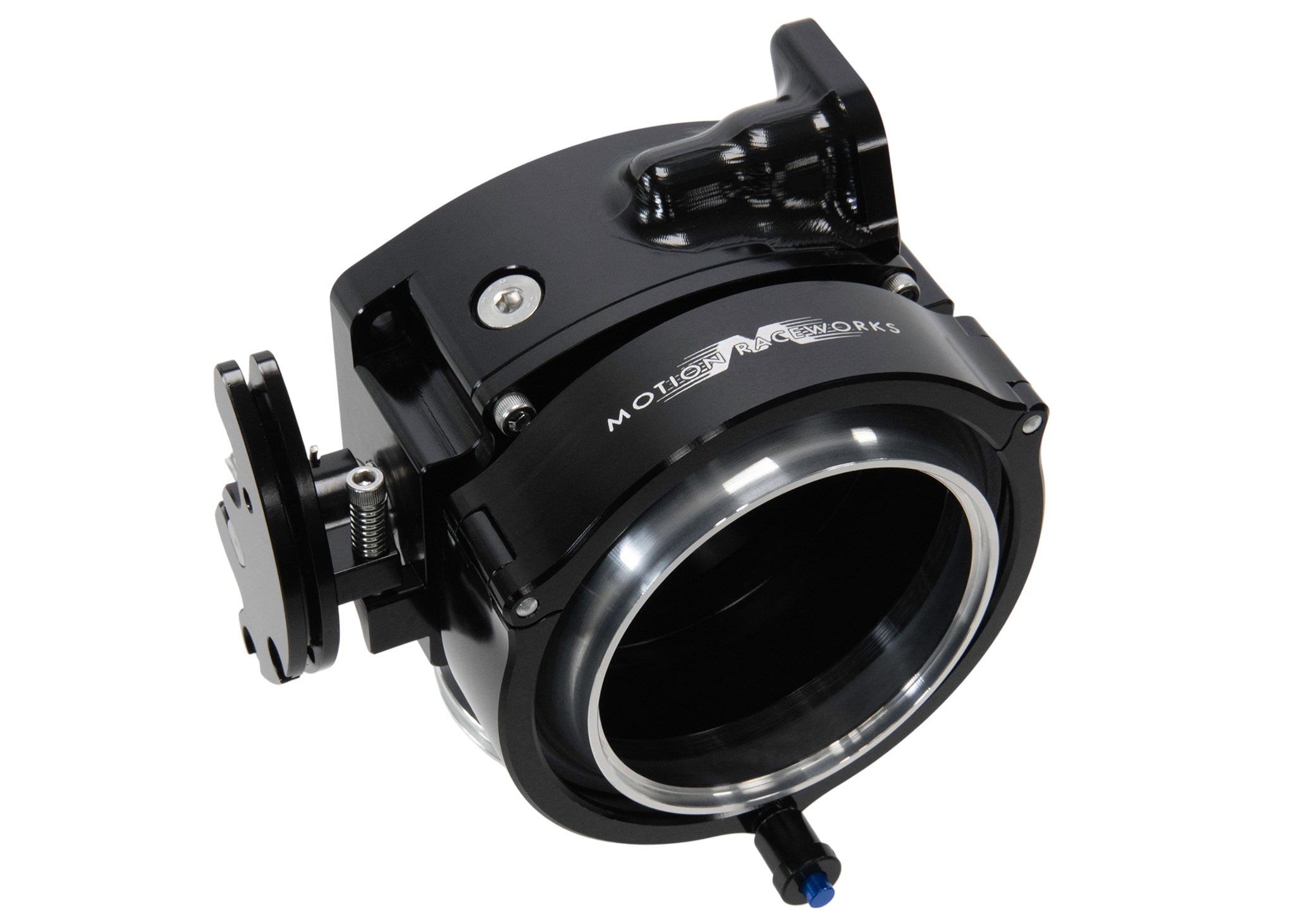 ICON 102/105mm Cable Drive Throttle Body (Black) w/ Interchangeable Connection - Motion Raceworks