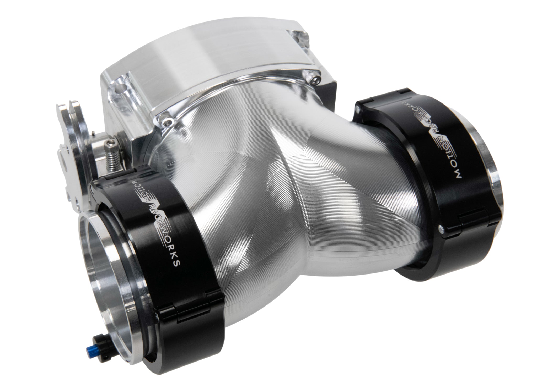 ICON Race 102/105mm Cable Drive Throttle Body (Bare Finish) w/ Interchangeable Connection - Motion Raceworks