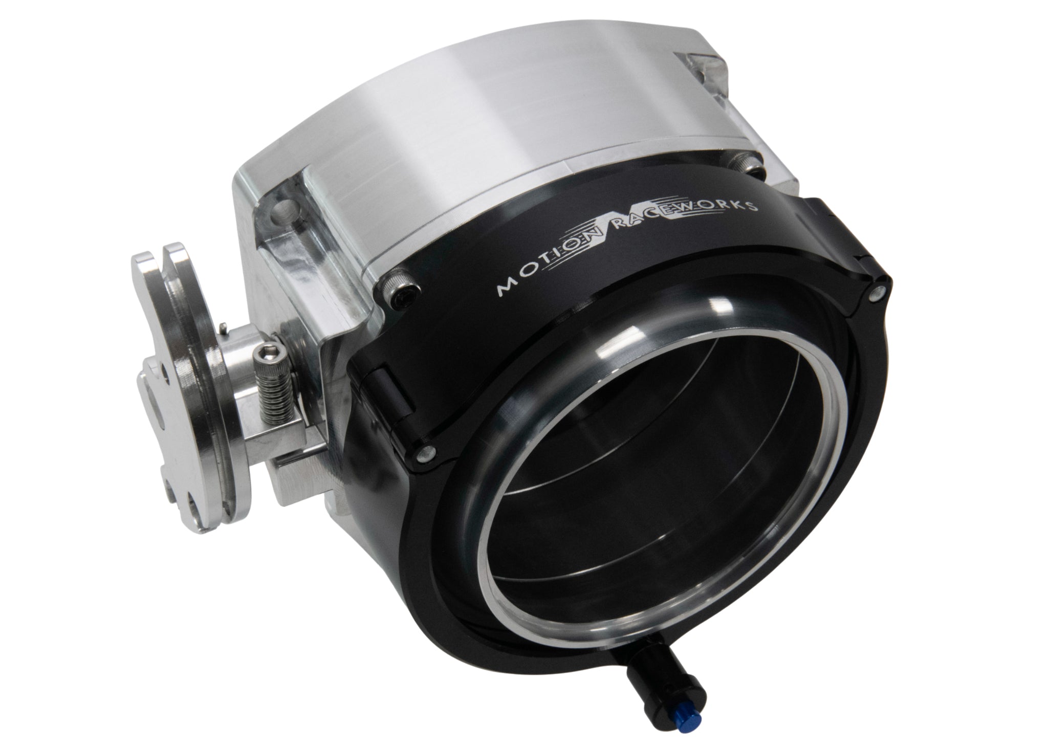 ICON Race 102/105mm Cable Drive Throttle Body (Bare Finish) w/ Interchangeable Connection - Motion Raceworks