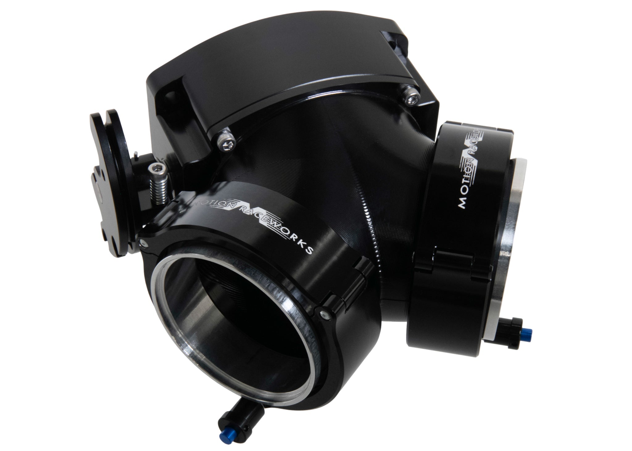 ICON Race 102/105mm Cable Drive Throttle Body (Black) w/ Interchangeable Connection - Motion Raceworks