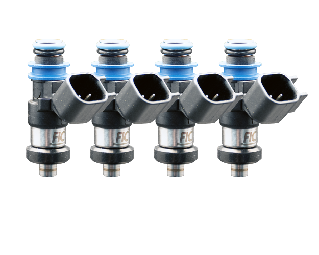 Four Cylinder 1000cc SHORT Custom Injector Set (isc-1000h-short-4)
