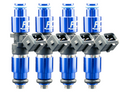 Four Cylinder 1200cc Custom Injector Set (isc-1200h-4)