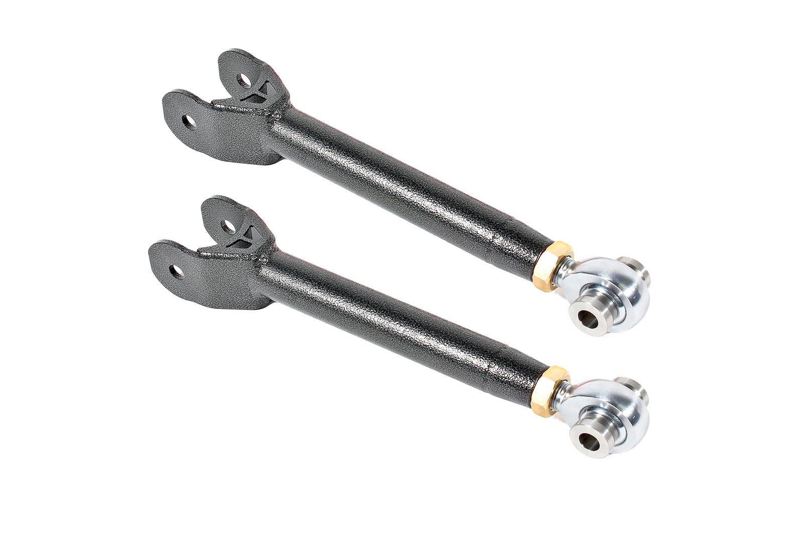 Lower trailing arms, single adjustable, rod ends