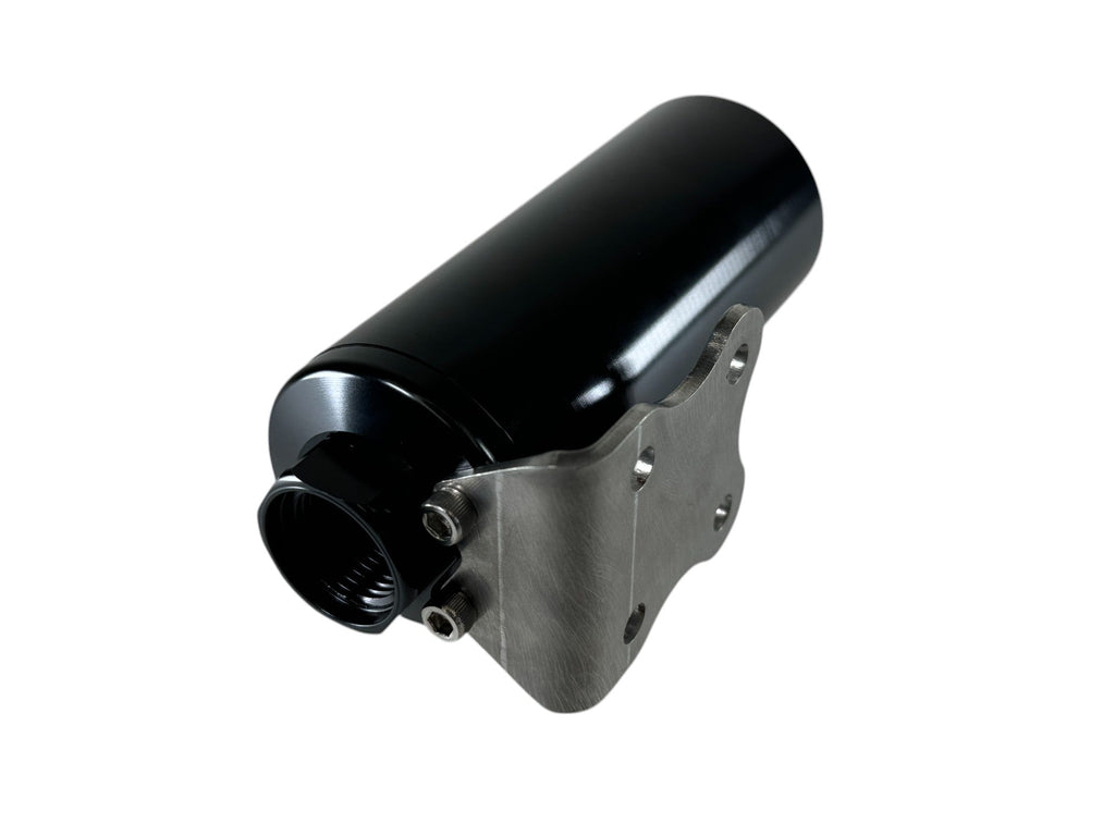 Fluidworks 6GPM Compact 10ORB Post Fuel Filter w/ Mount (10 Micron) - Motion Raceworks