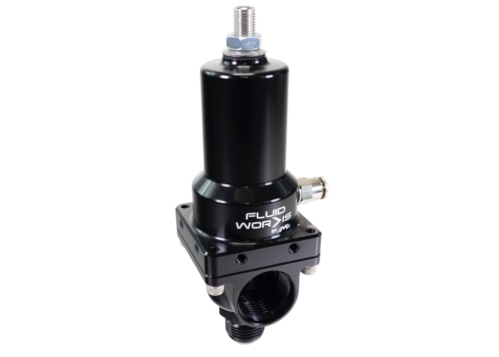 Fluidworks 21-32 GPM Fuel Pressure Regulator 180 Degree