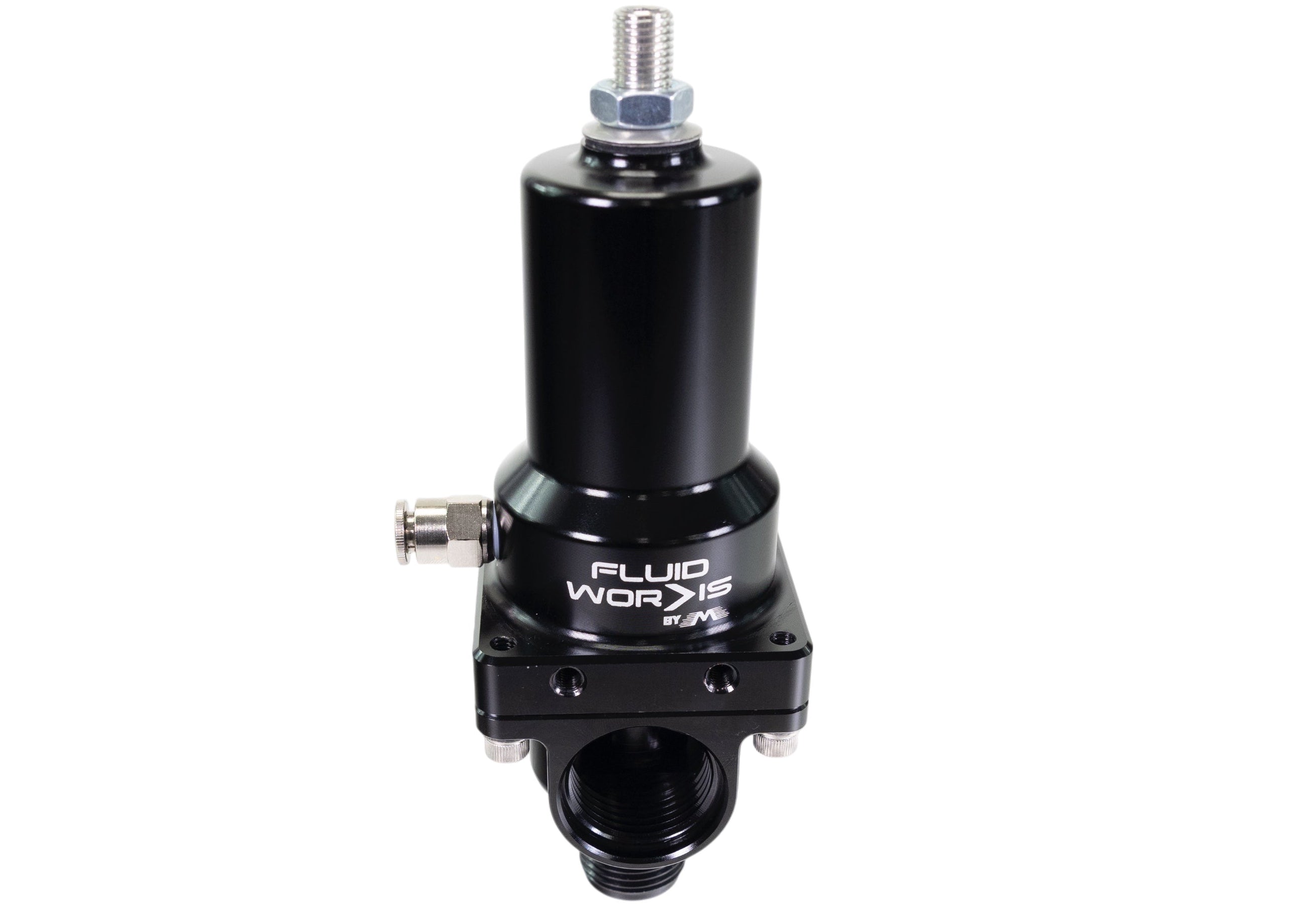 Fluidworks 21-32 GPM Fuel Pressure Regulator 180 Degree