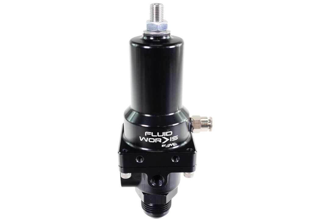 Fluidworks 21-32 GPM Fuel Pressure Regulator 90 Degree