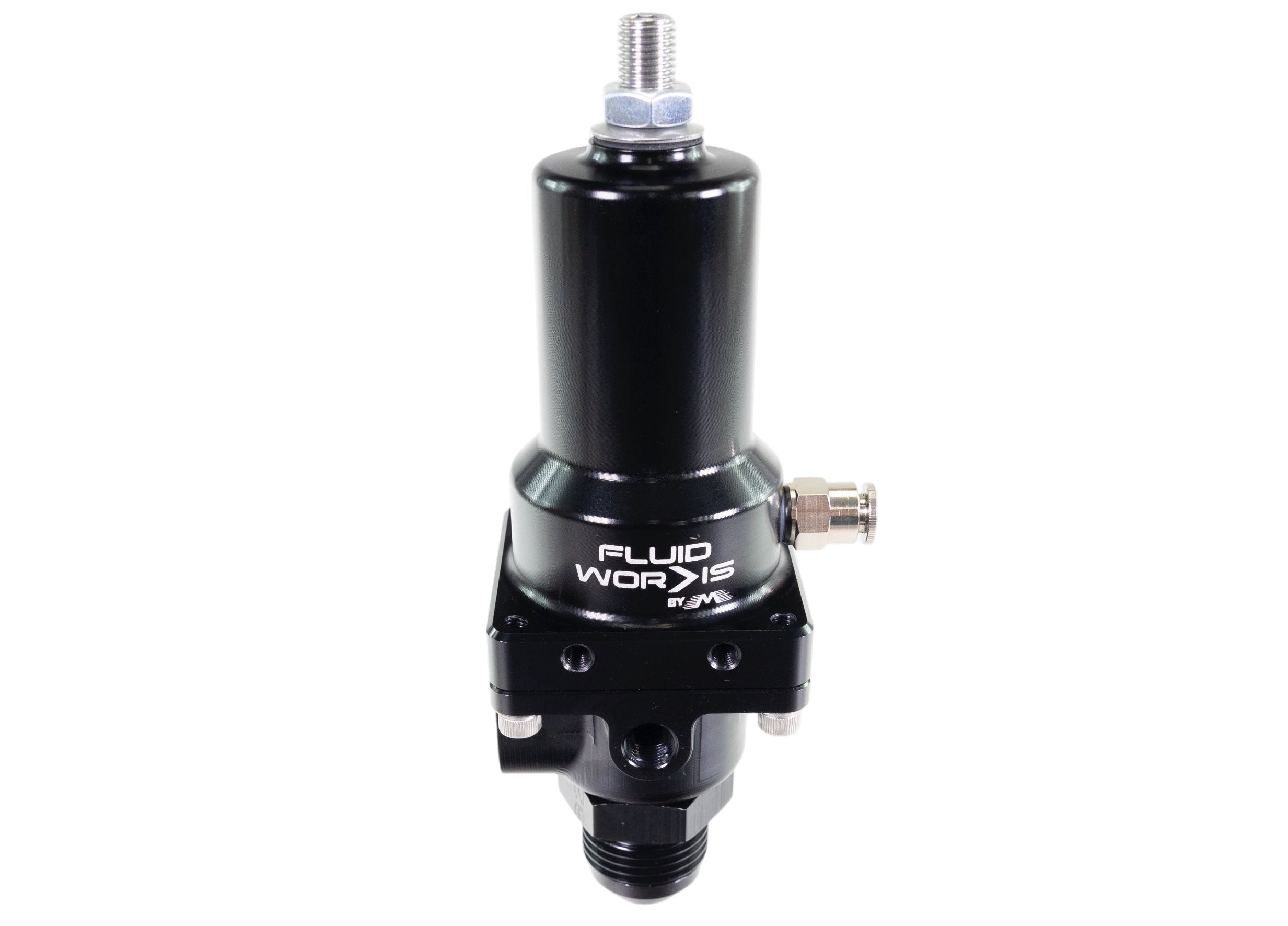 Fluidworks 21-32 GPM Fuel Pressure Regulator 90 Degree
