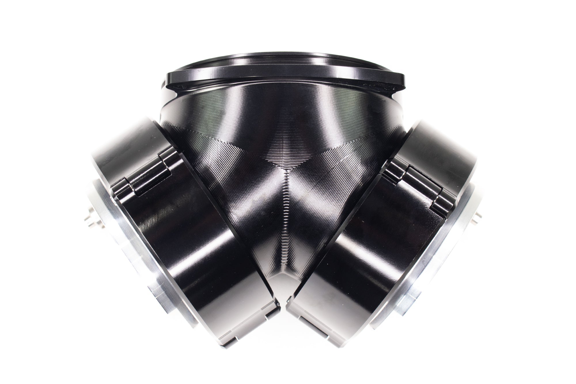 Attachment Only: Billet 'Y' Connection w/ 3" Quick Seals for ICON 92mm 10-13015BLK-Motion Raceworks-Motion Raceworks