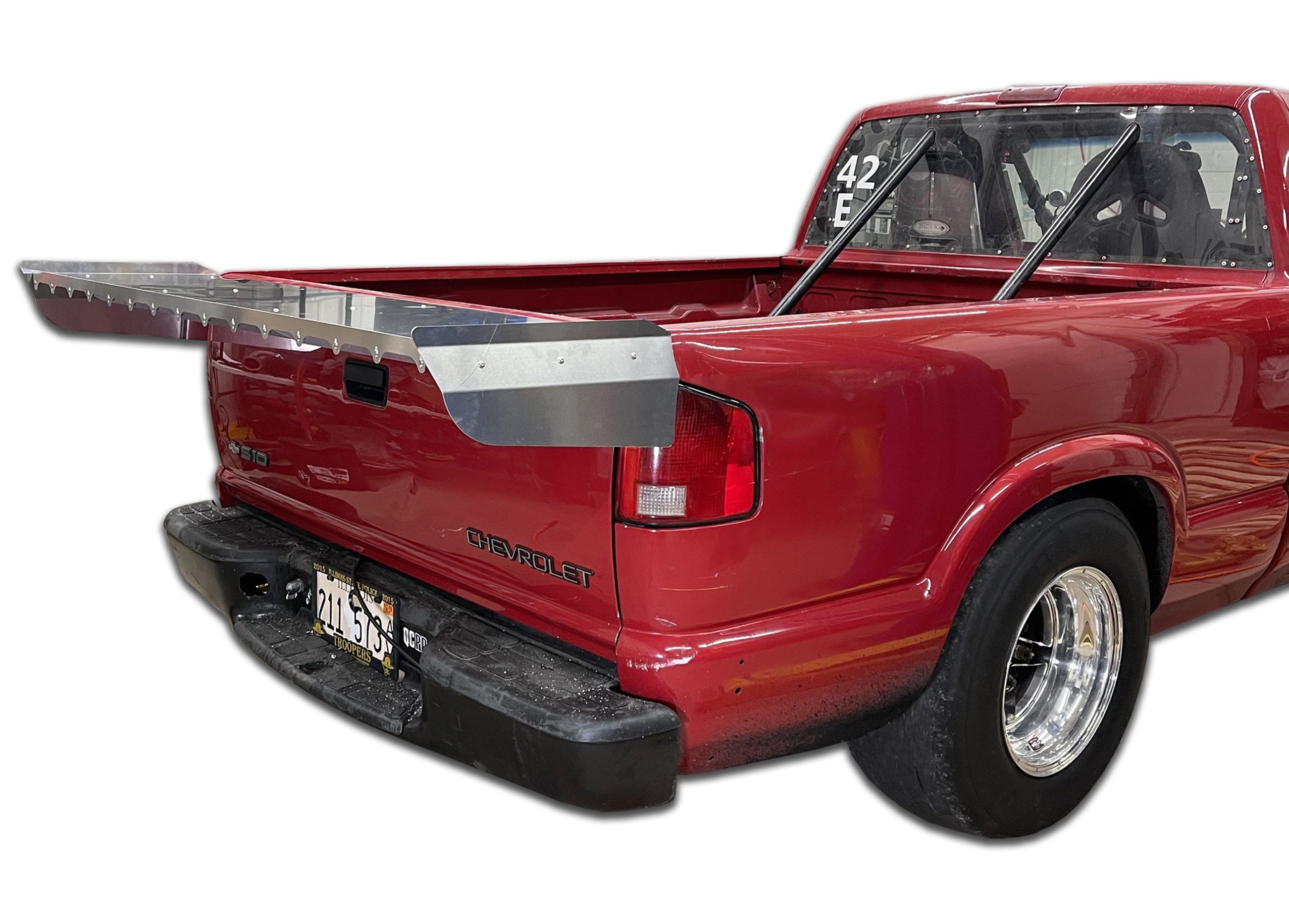 Motion Raceworks 1994-04 2nd Gen S10 / Sonoma 15" Strutless Drag Wing 31-120-Motion Raceworks-Motion Raceworks