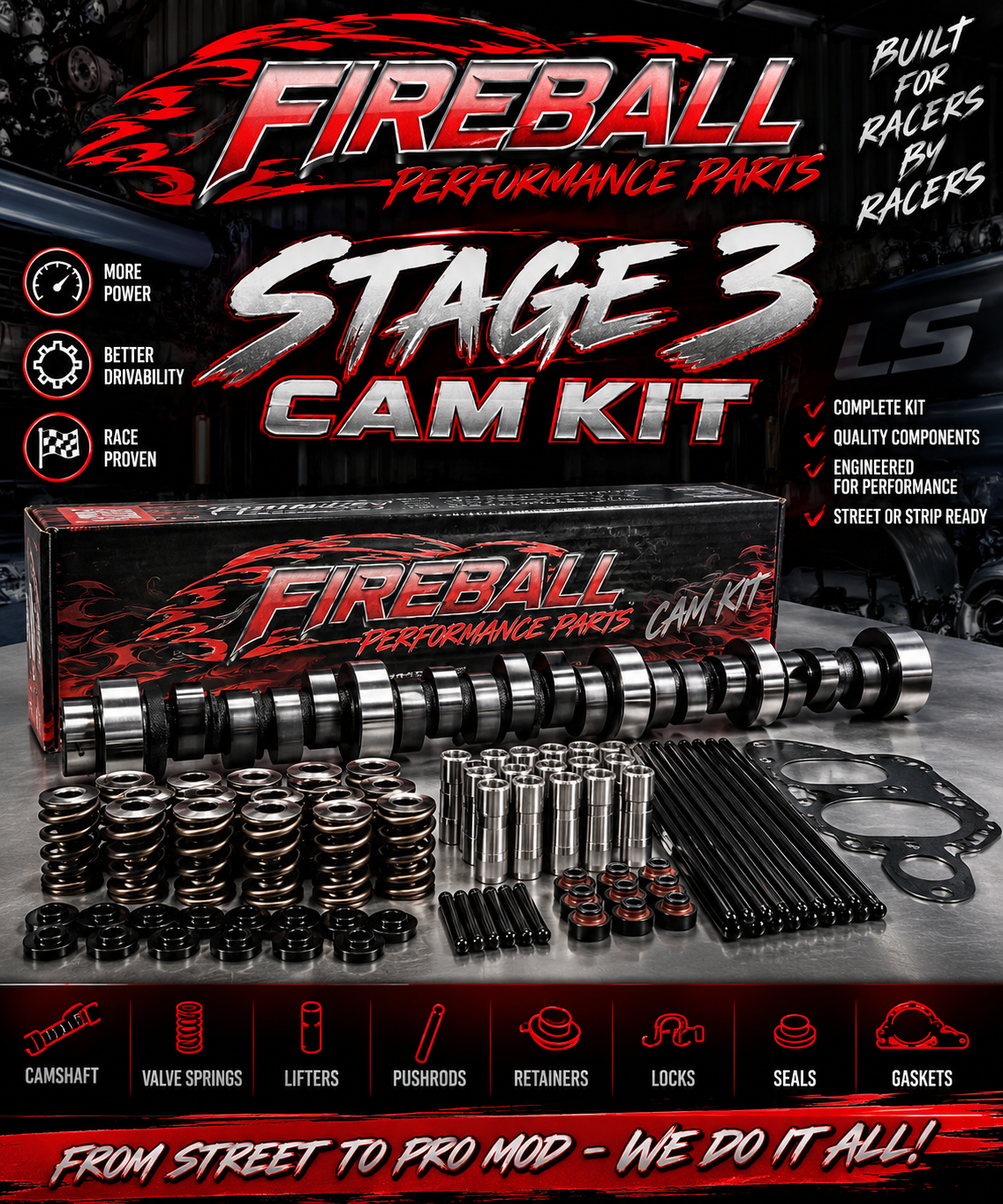 Stage 3 Cam Kit