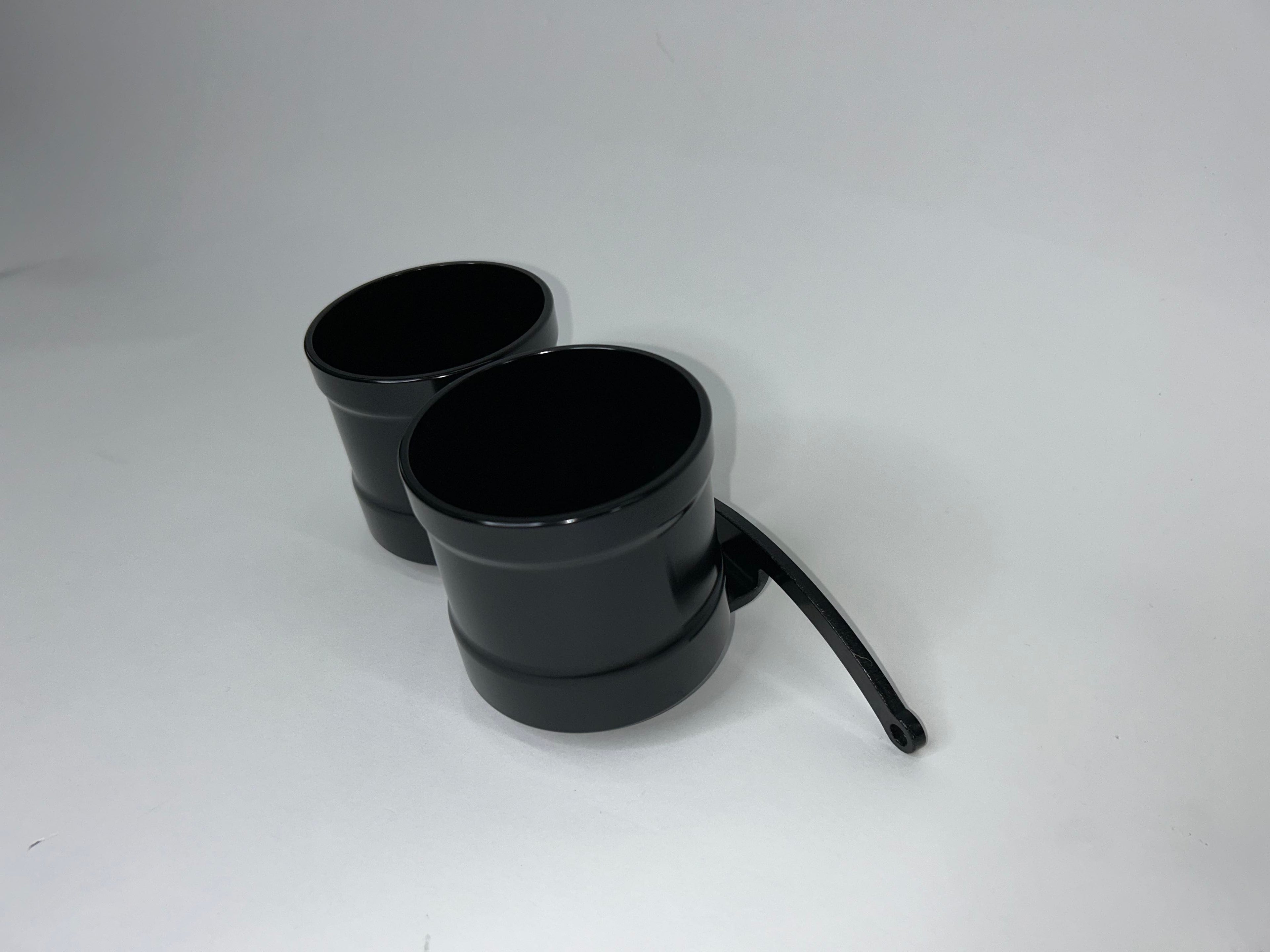 Operator Series Dual Billet Cup Holder Attachment for Rear Exit Cable Shifter-Motion Raceworks-Motion Raceworks
