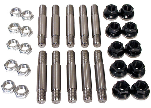 5/8" Titanium Drive Stud / Aluminum Lugnut Kit 2" shoulder length - Motion Raceworks
