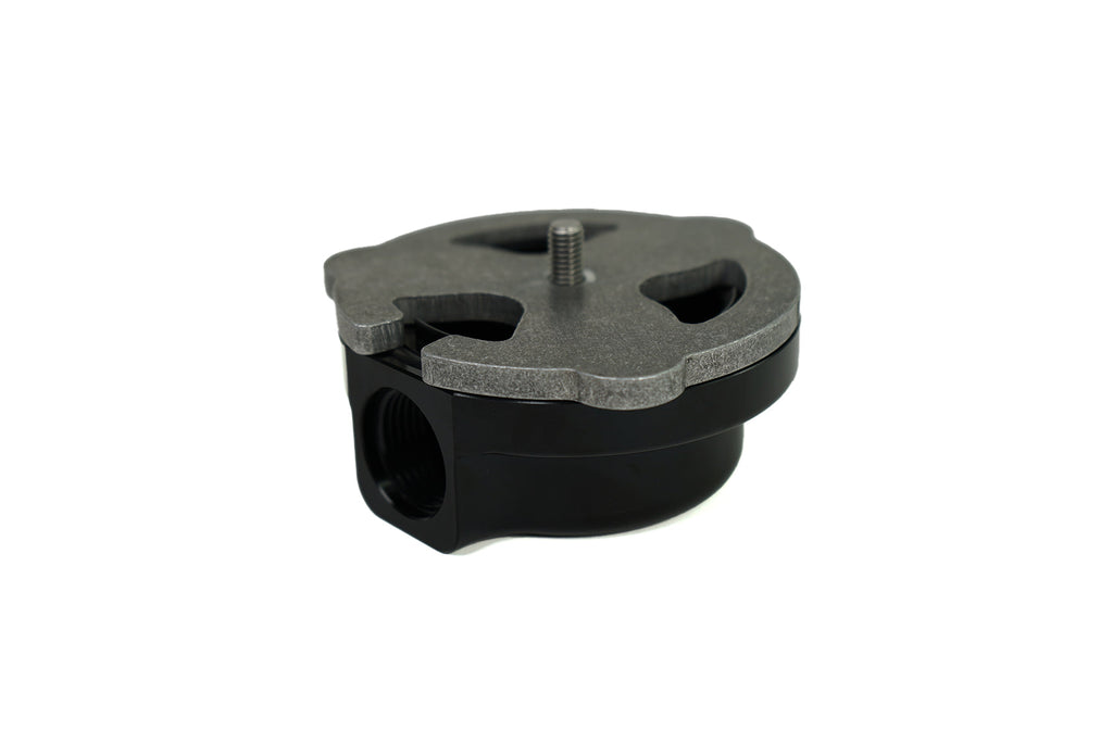 Billet Fuel Sump -12 ORB Single Outlet by Motion Raceworks 27-160-Motion Raceworks-Motion Raceworks