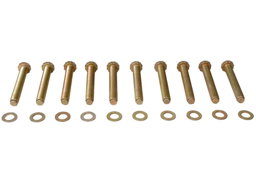 1/2-20 3.5" Thin Head Full Thread Wheel Stud Kit (10 pack) - Motion Raceworks