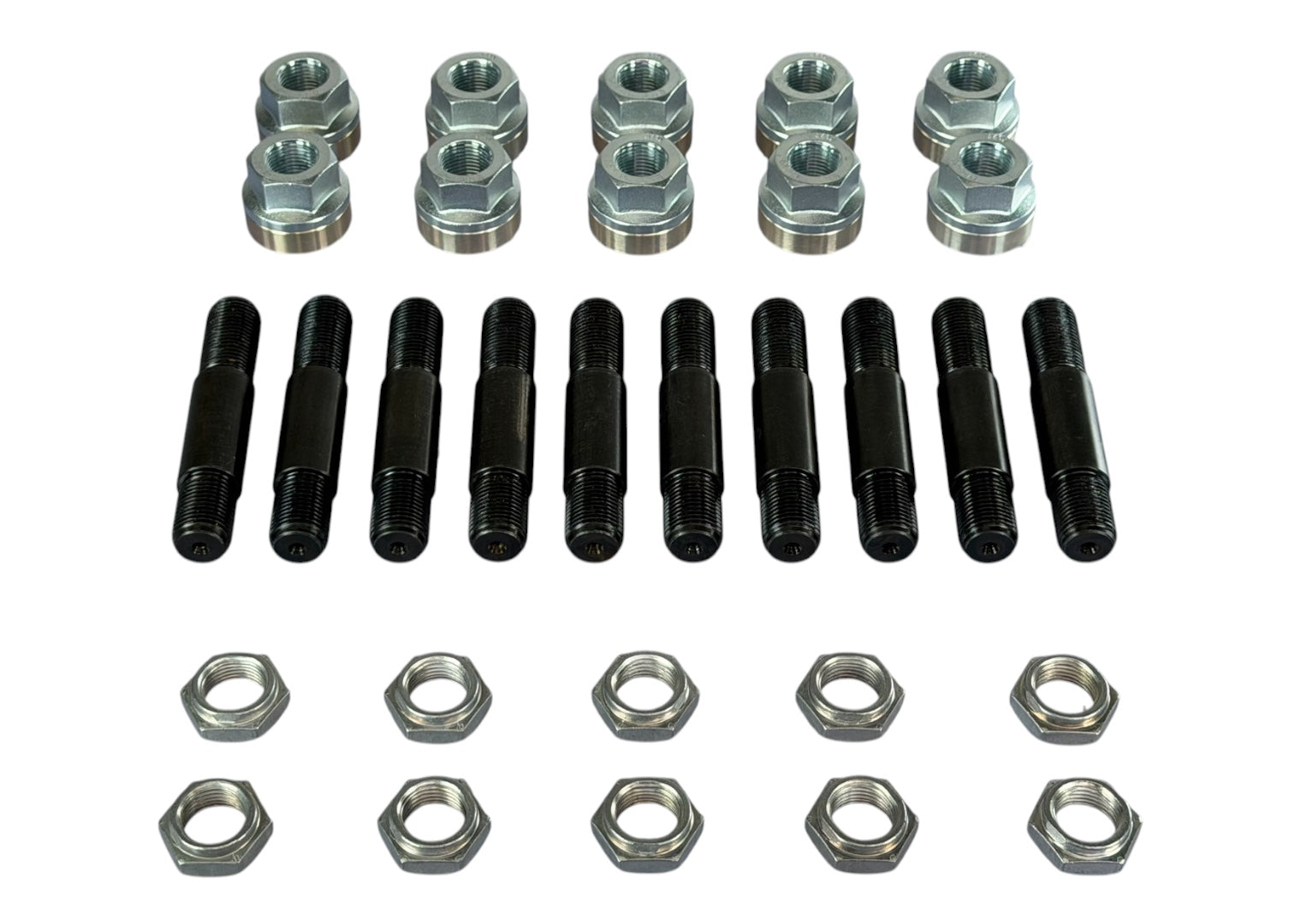 5/8" Steel Wheel Stud Kit w/ Steel Lugnuts (1.5" shoulder) 51500