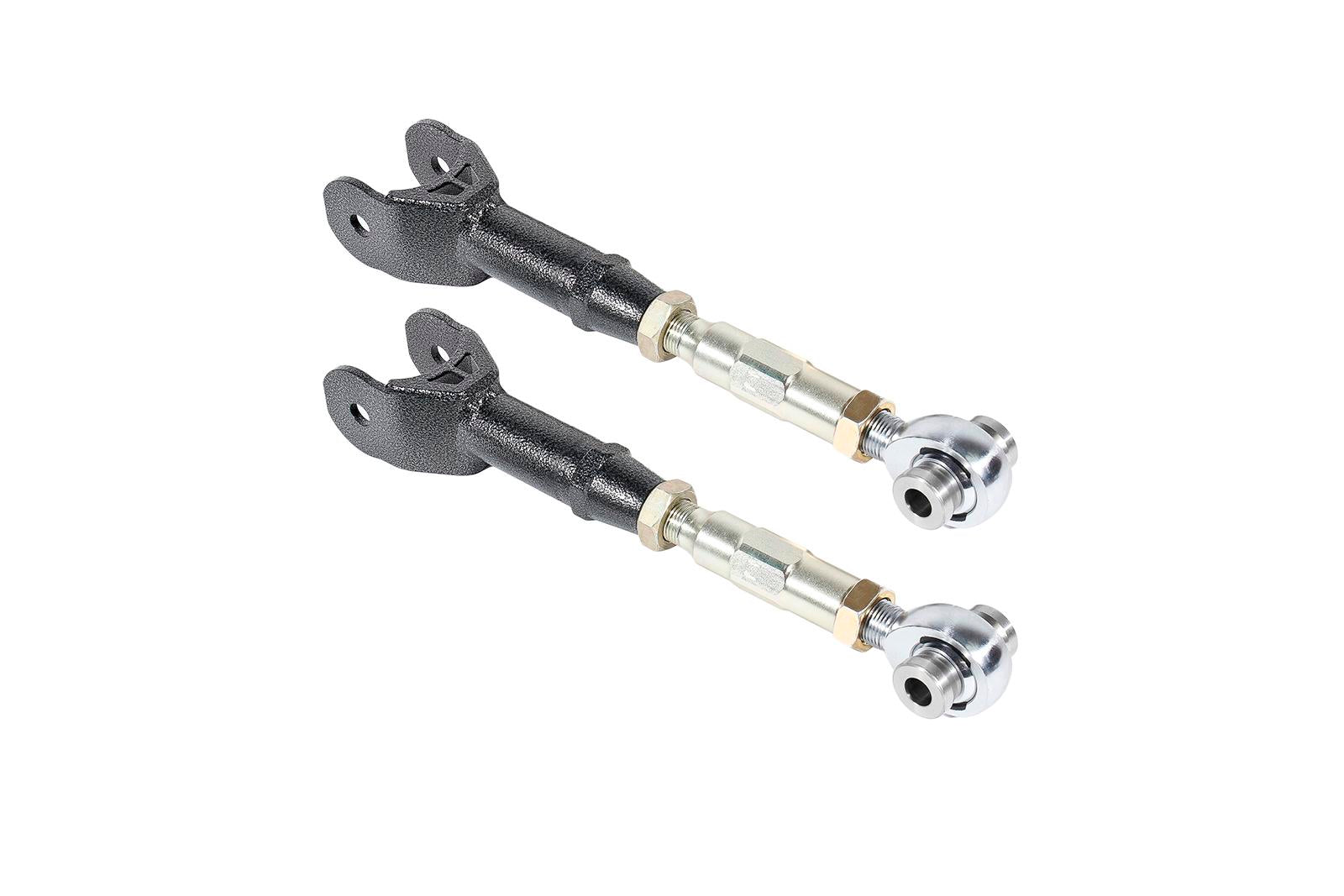 Upper control arms, on-car adjustable, rod ends