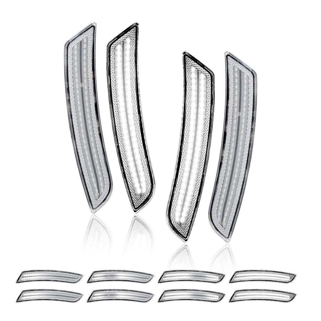 CAMARO 16-24 FRONT/REAR DYNAMIC CLEAR LED SIDE MARKERS