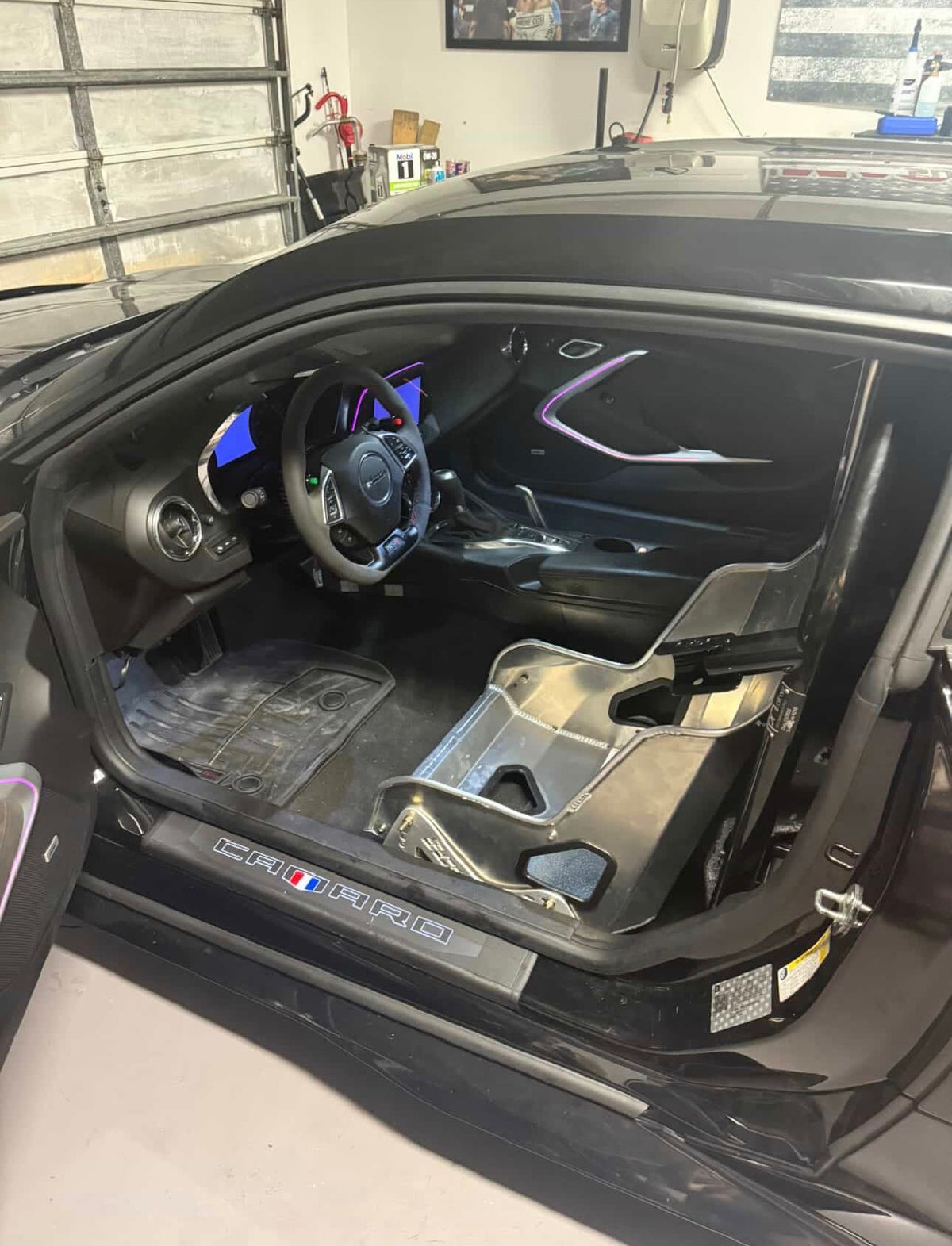 Messick Racing 6th Gen Camaro Kirkey Seat Brackets