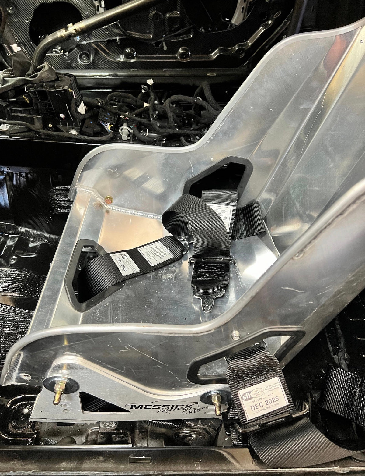 Messick Racing 6th Gen Camaro Kirkey Seat Brackets