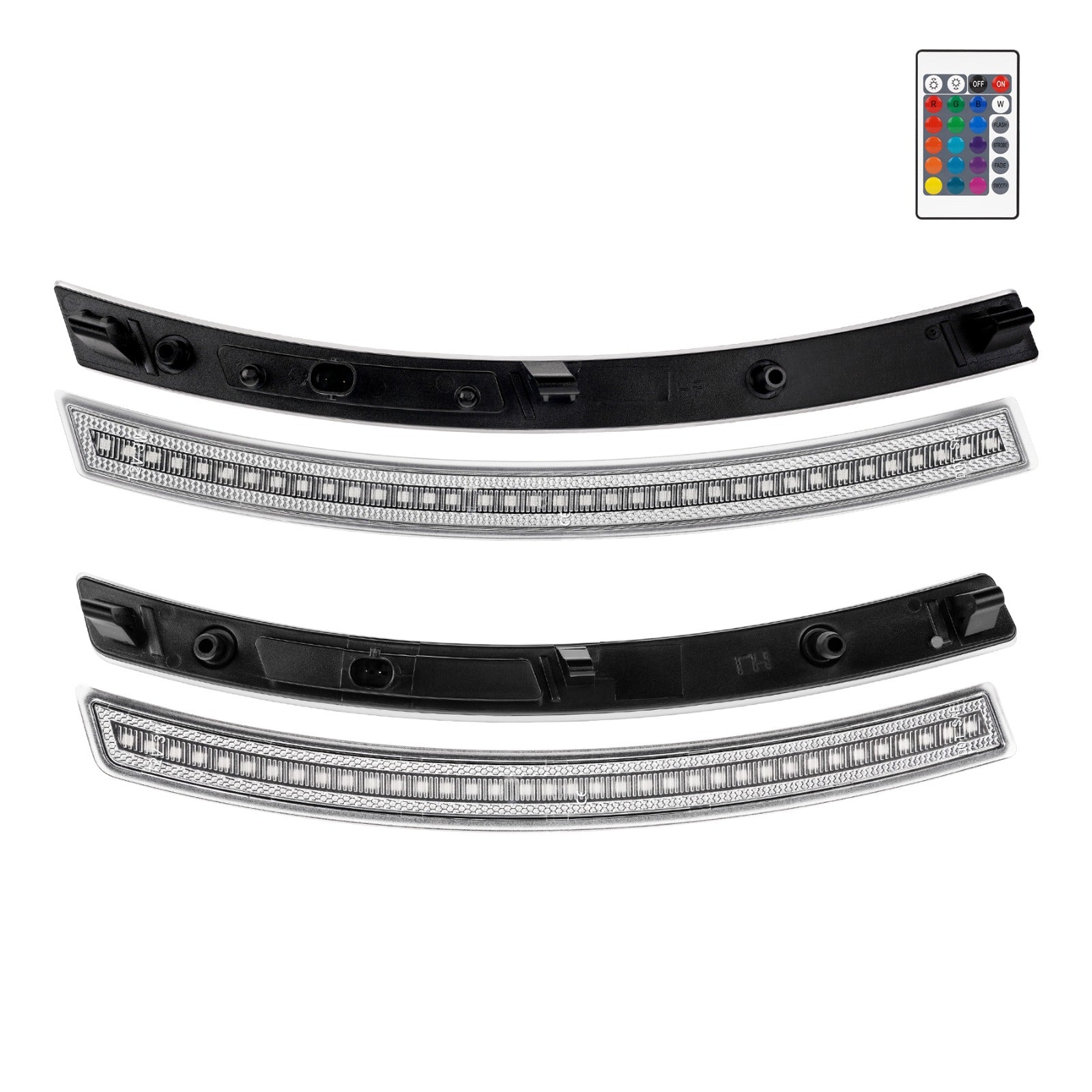 CORVETTE 14-19 FRONT/REAR RGB DYNAMIC LED SIDE MARKERS w/ REMOTE