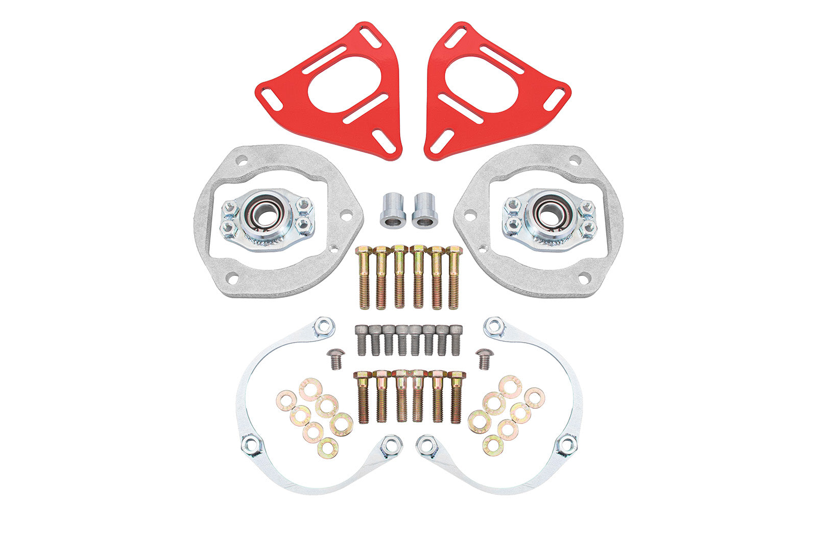 Caster camber plates, factory spring