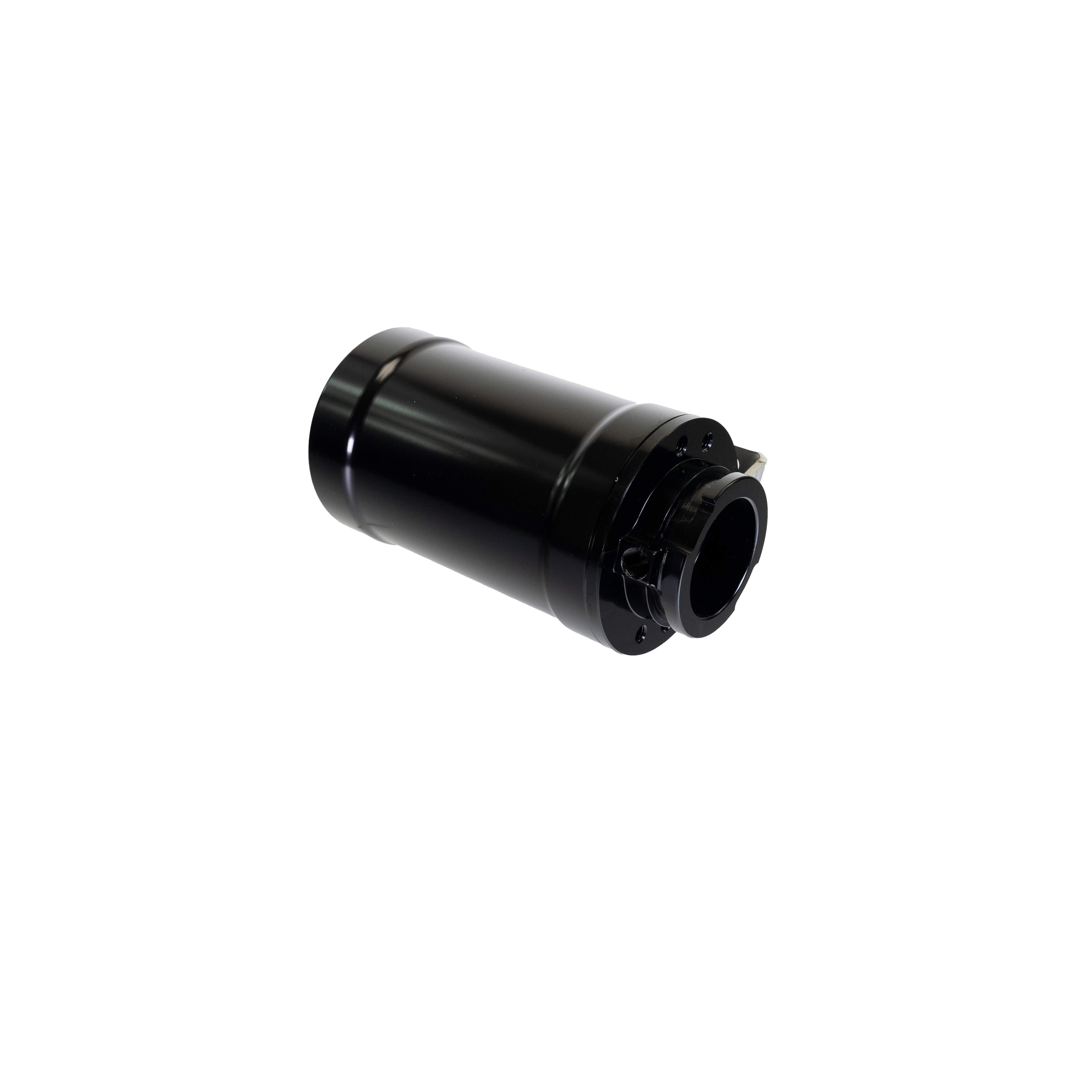 Coolant Expansion Tank / Remote Fill Billet Black Anodized w/ Mount - Motion Raceworks