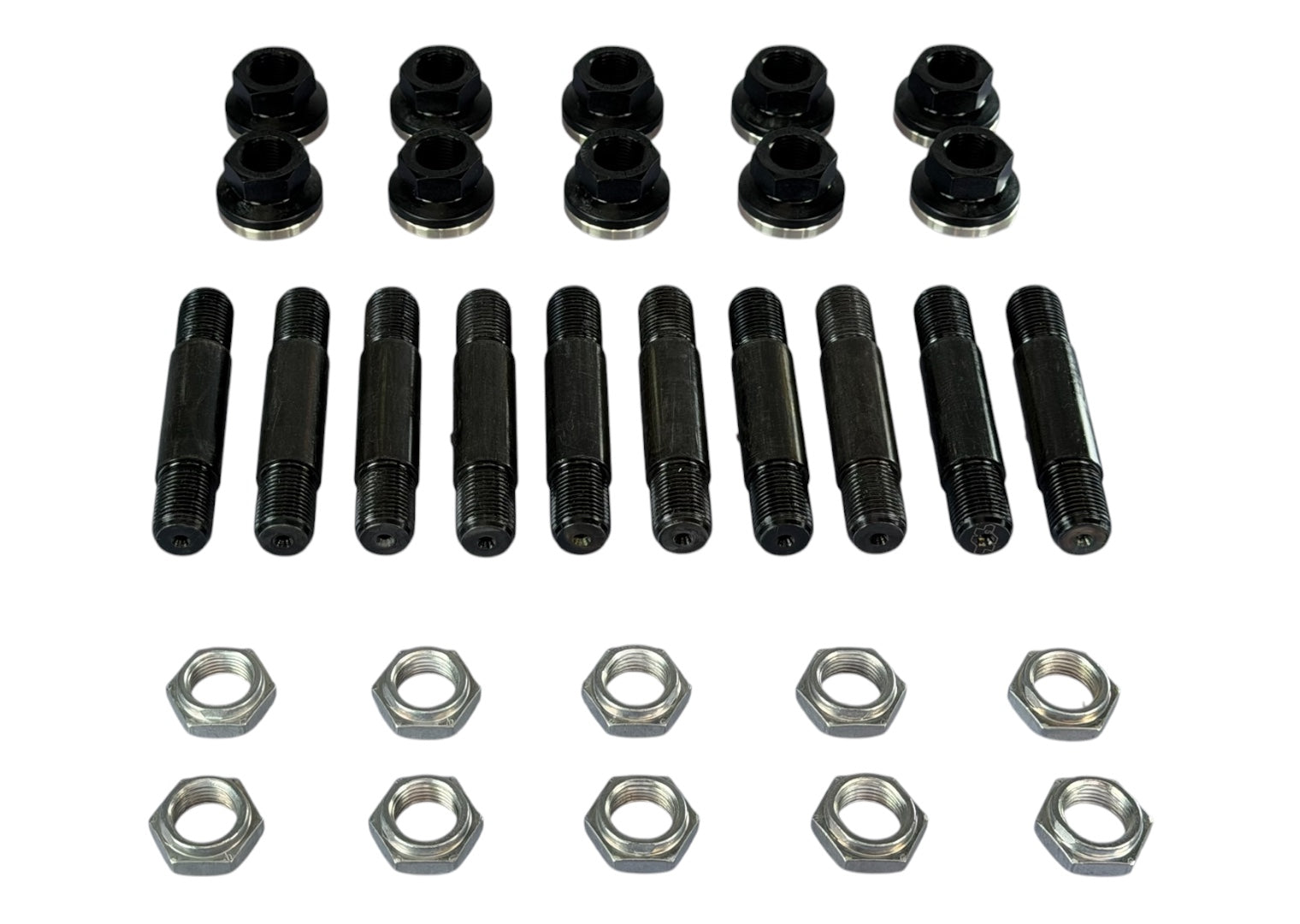 5/8" Steel Wheel Stud Kit w/ Aluminum Lugnuts (1.75" shoulder) 51590a