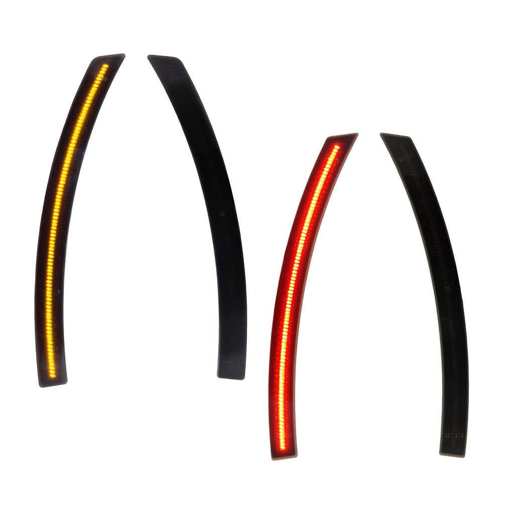 CORVETTE 14-19 FRONT/REAR SMOKED LED SIDE MARKERS