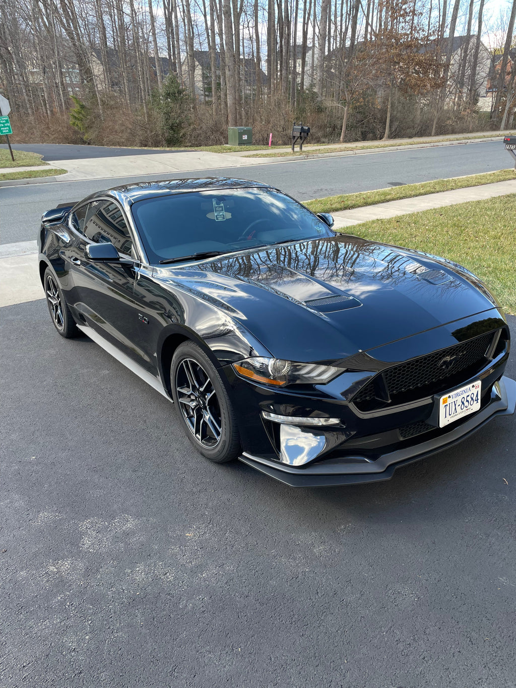 MUSTANG 2018-2023 Performance Pack 2 Splitter Extension