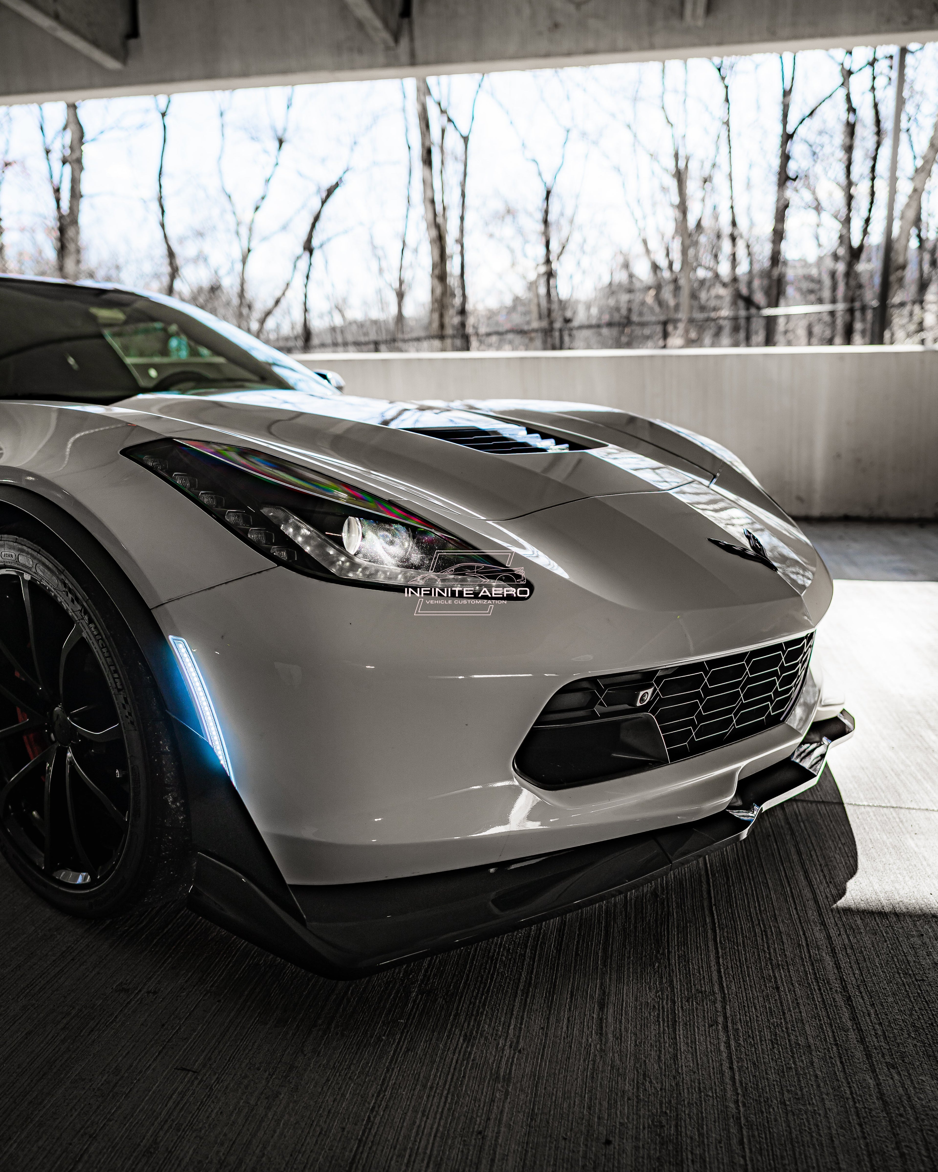 CORVETTE 14-19 C7 STAGE 3.5 ZR1 STYLE FRONT SPLITTER