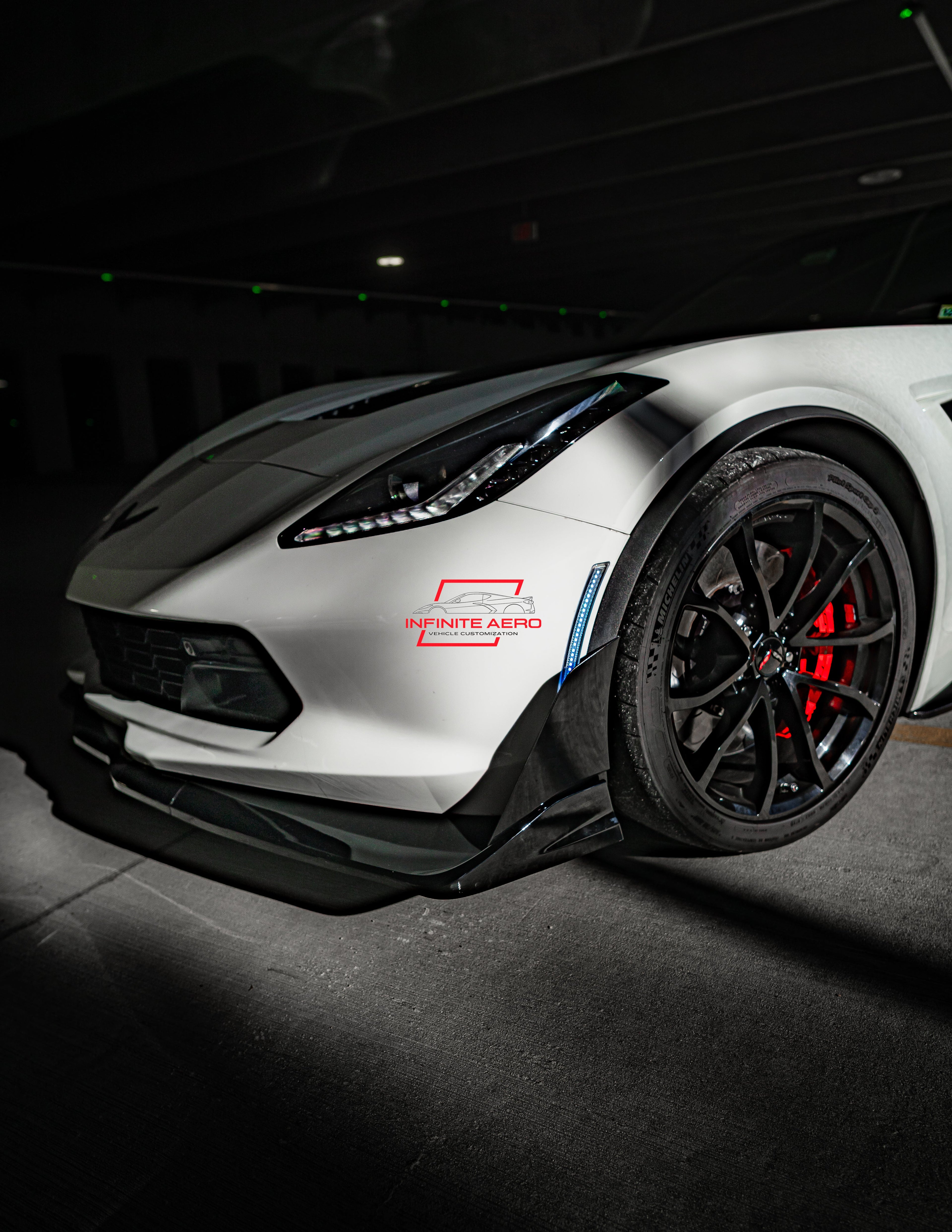 CORVETTE 14-19 FRONT/REAR RGB DYNAMIC LED SIDE MARKERS w/ REMOTE