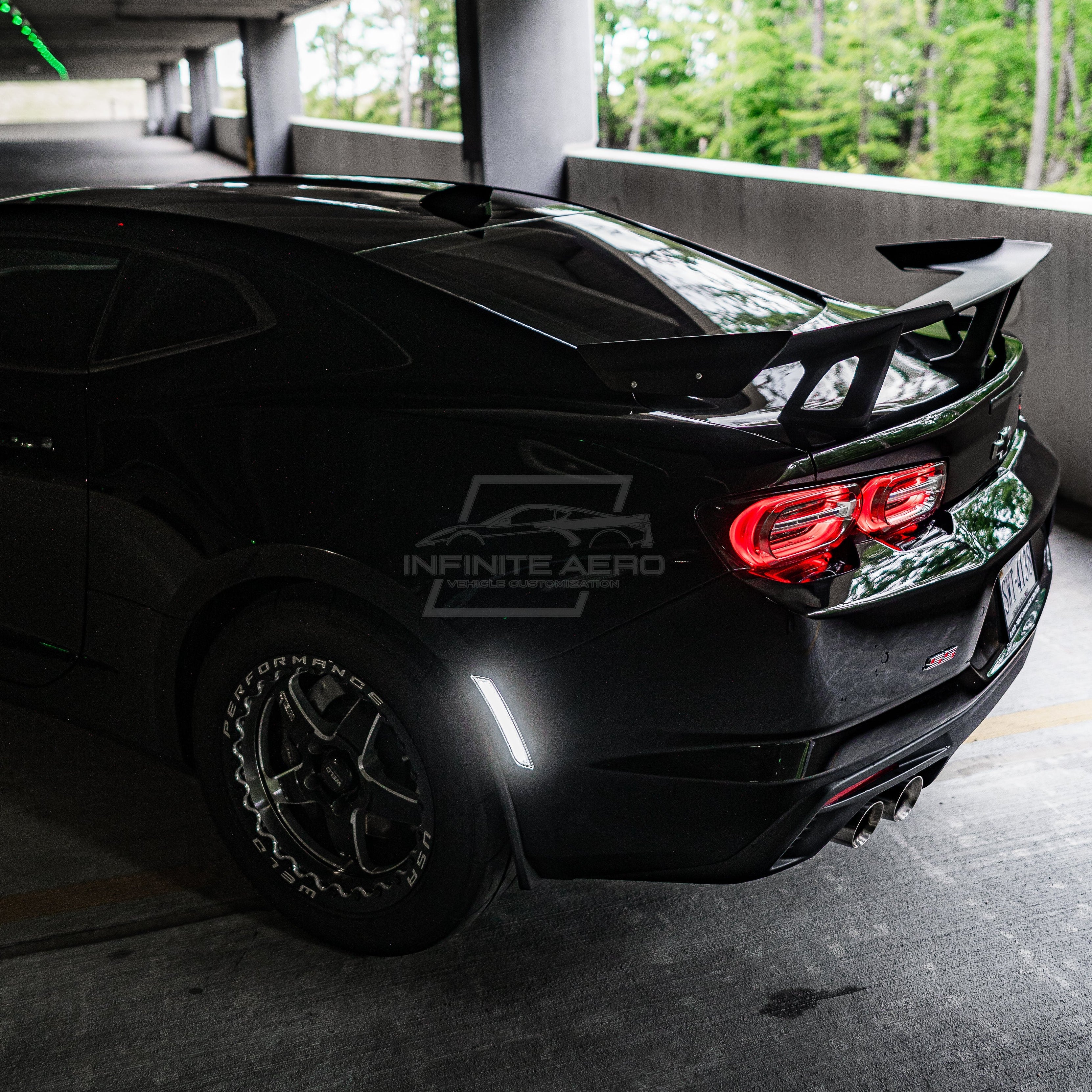 CAMARO 16-24 FRONT/REAR DYNAMIC CLEAR LED SIDE MARKERS