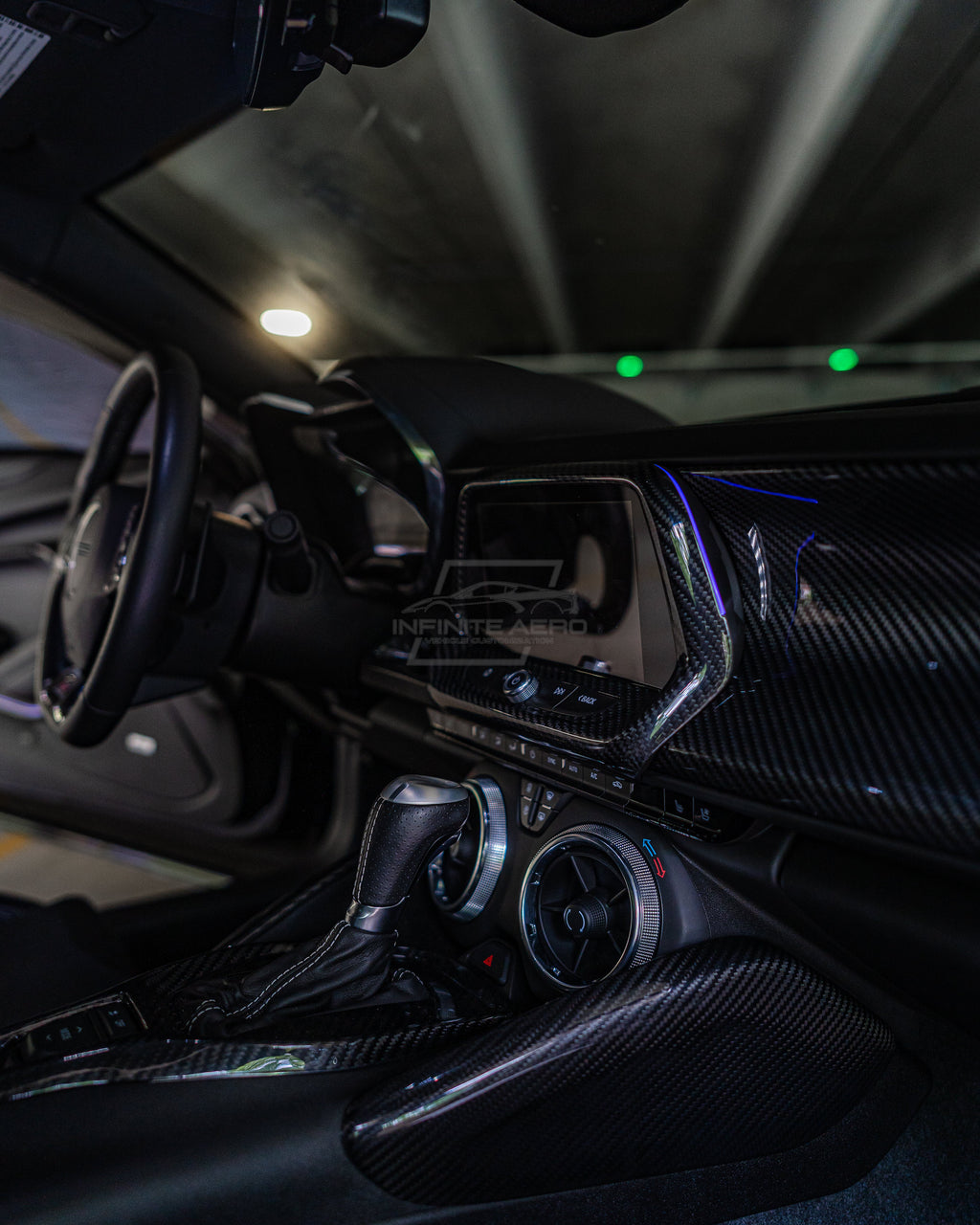 CAMARO 16-24 CARBON FIBER INFOTAINMENT SCREEN COVER