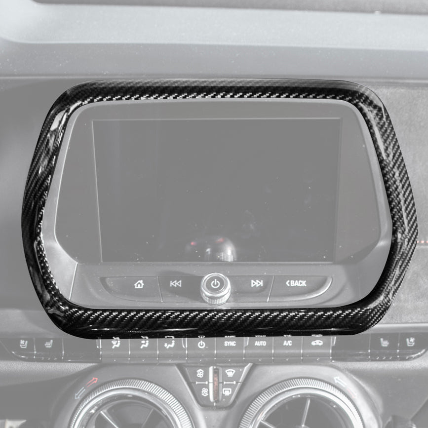 CAMARO 16-24 CARBON FIBER INFOTAINMENT SCREEN COVER