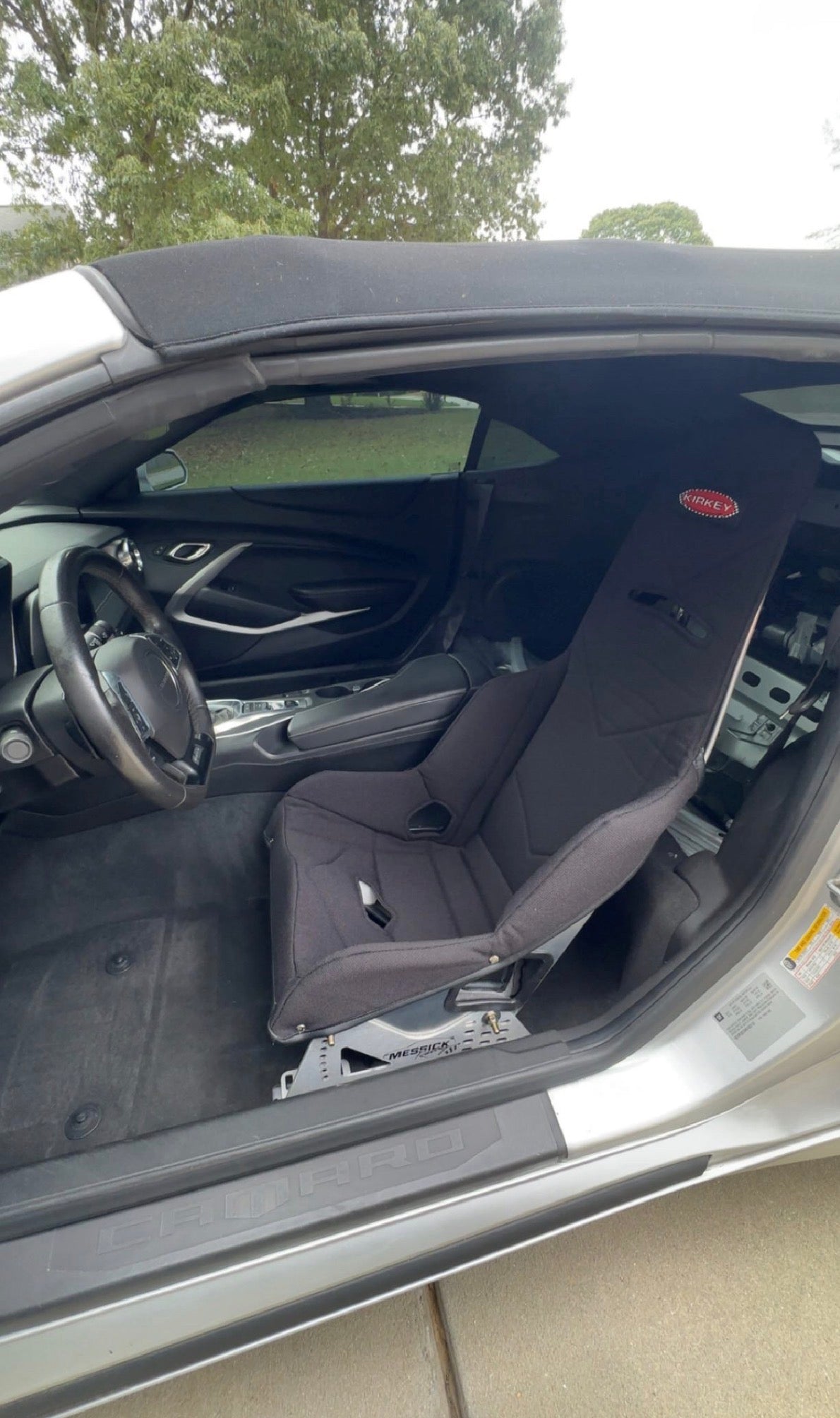 Messick Racing 6th Gen Camaro Kirkey Seat Brackets