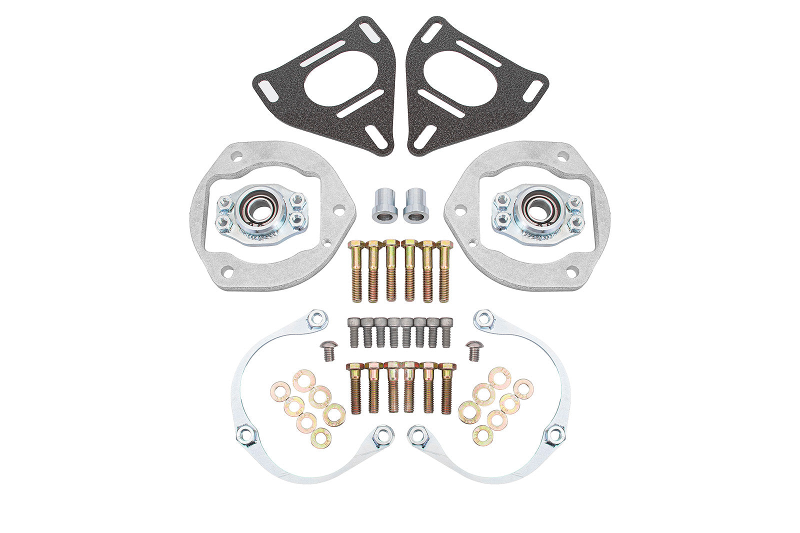 Caster camber plates, factory spring