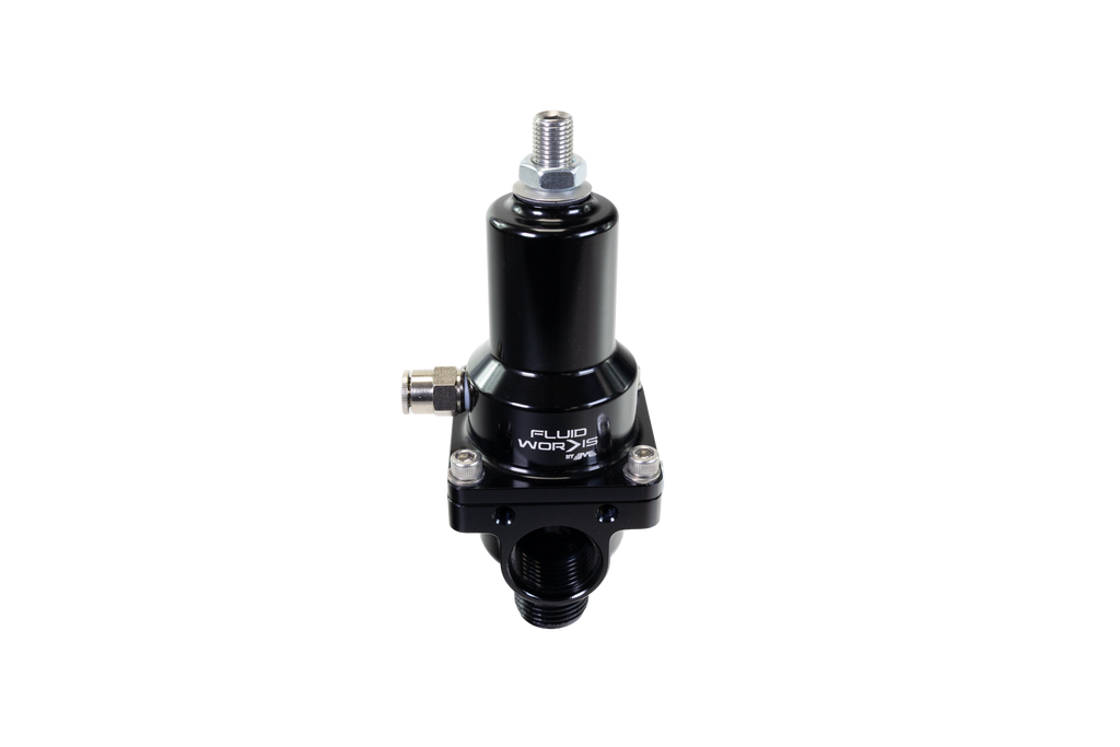 Fluidworks 7-20 gpm Fuel Pressure Regulator 180 Degree - Motion Raceworks