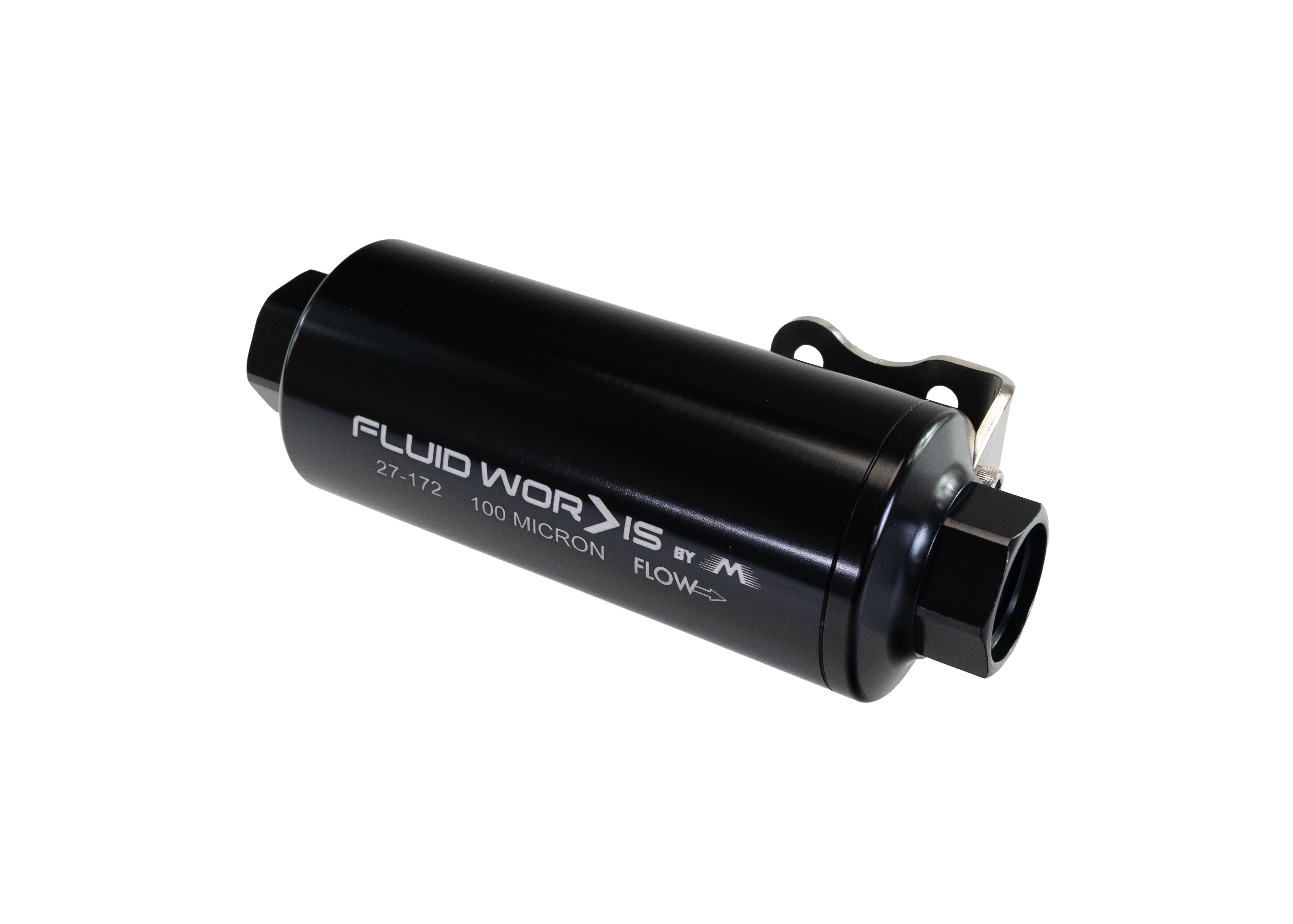 Fluidworks 12GPM Pre Fuel Filter w/ Mount (100 Micron) 27-172 - Motion Raceworks