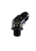 Fragola -10 AN x 3/8" NPT 45° Adapter 482311-BL - Motion Raceworks
